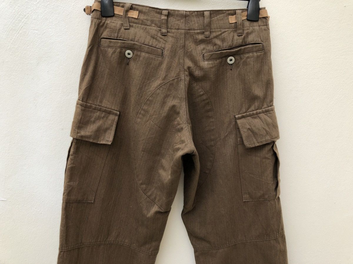 Ermenegildo Zegna EZ by ZEGNA Made in Japan Herringbone Twill Cargo Trouser Size US 29 - 11 Thumbnail