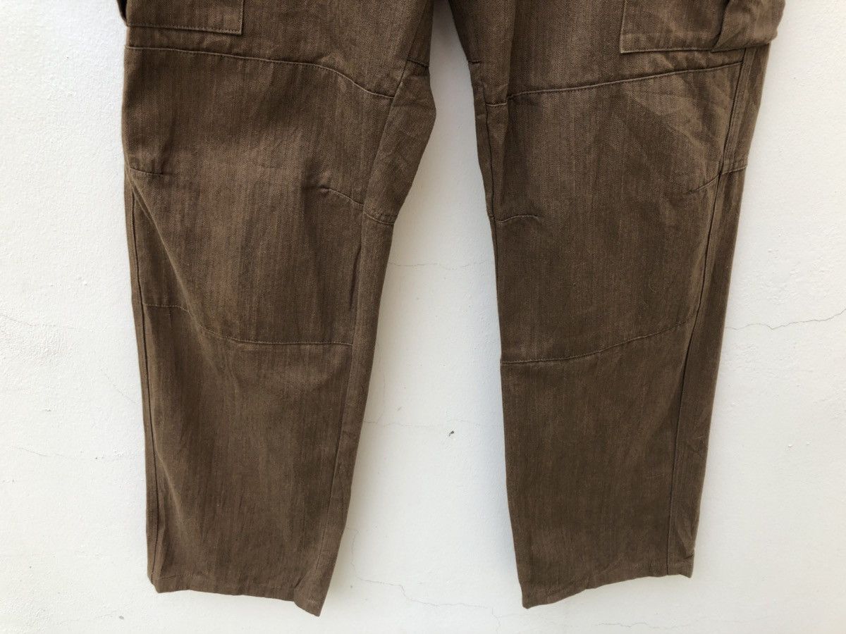 Ermenegildo Zegna EZ by ZEGNA Made in Japan Herringbone Twill Cargo Trouser Size US 29 - 8 Thumbnail