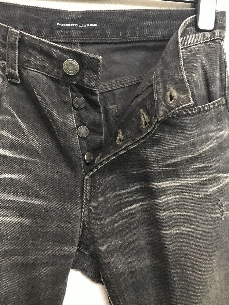 Lounge Lizard LOUNGE LIZARD Ripped Distressed Denim Jeans Size US 30 / EU 46 - 8 Thumbnail