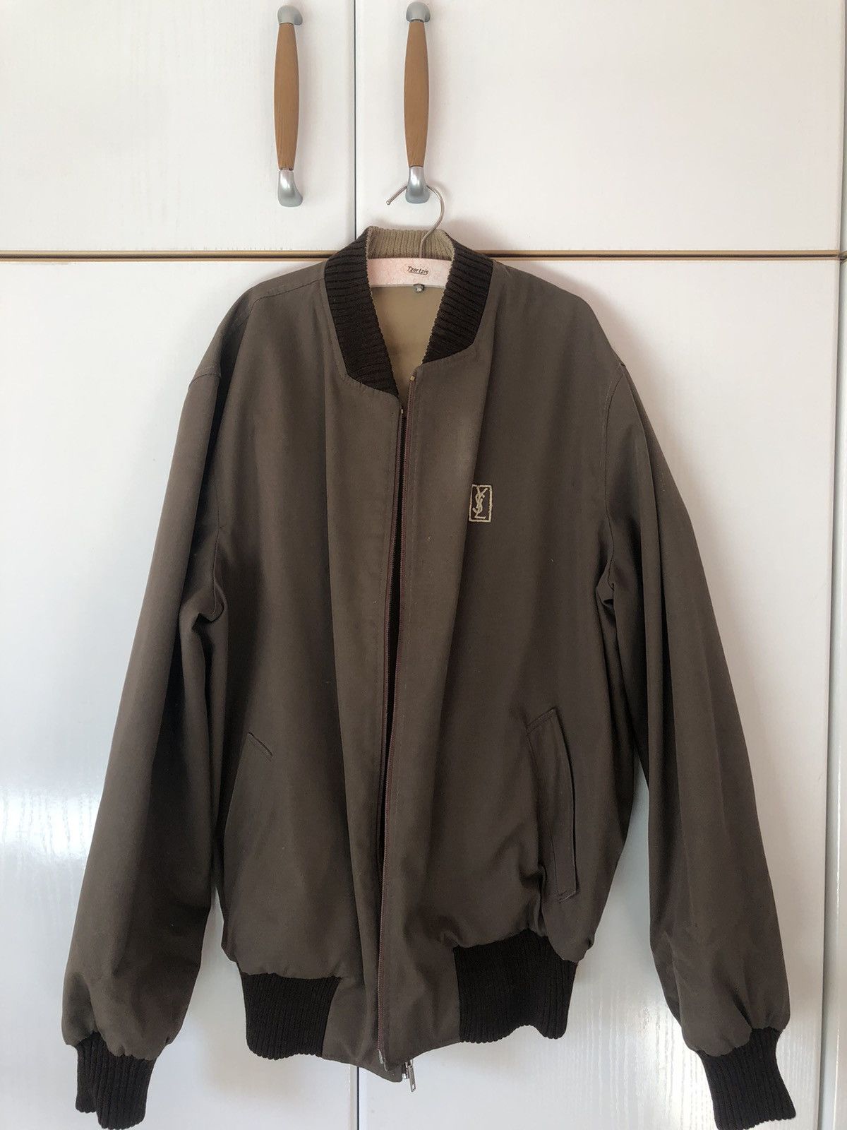 Double size vintage college jacket Ysl