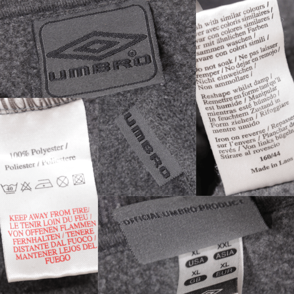 Umbro 90S Logo Fleece Sweatshirt Vintage Size US XL / EU 56 / 4 - 9 Thumbnail