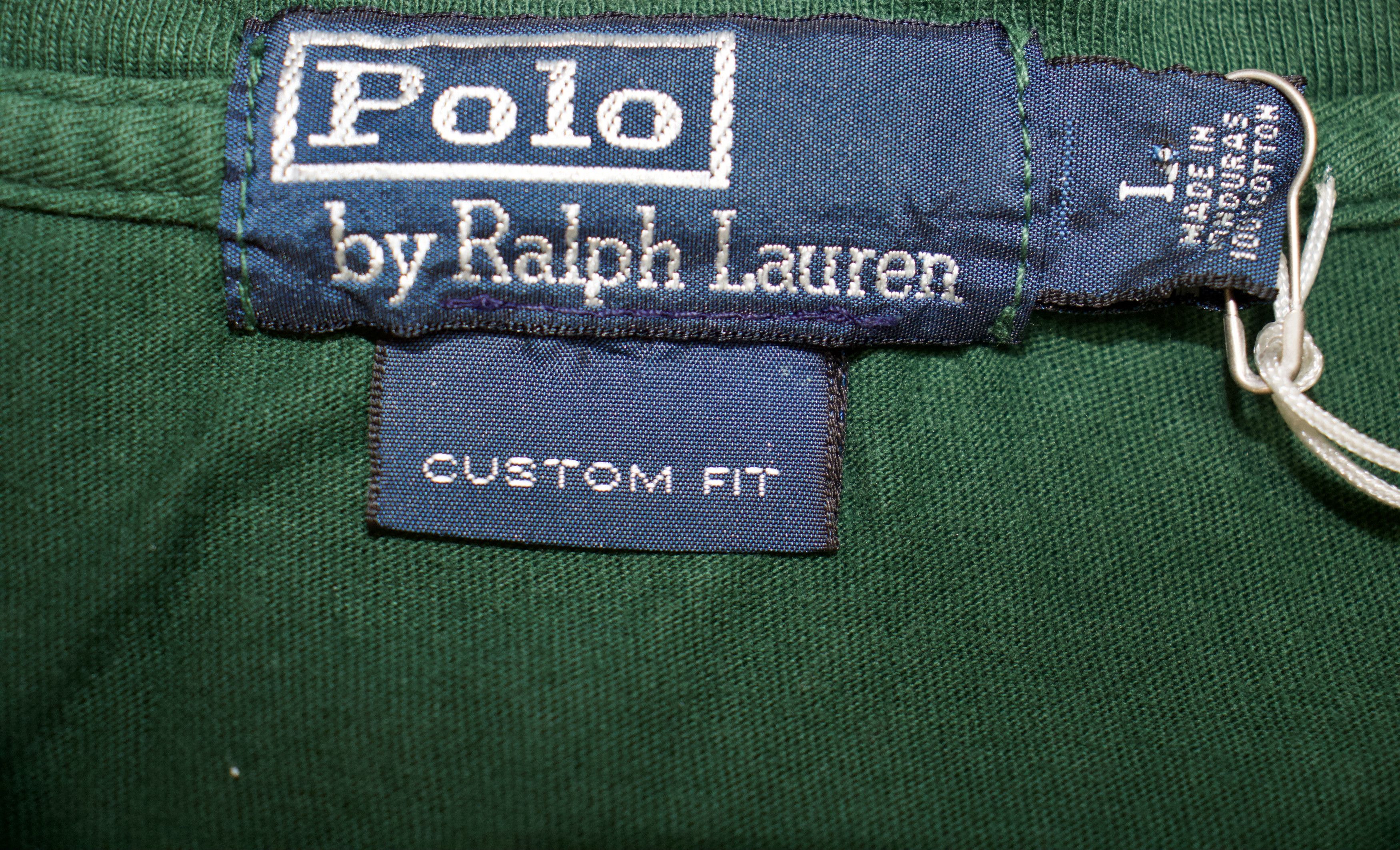 Polo Ralph Lauren × Vintage Vintage Polo Ralph Lauren Wimbeldon T-Shirt Size US L / EU 52-54 / 3 - 5 Thumbnail