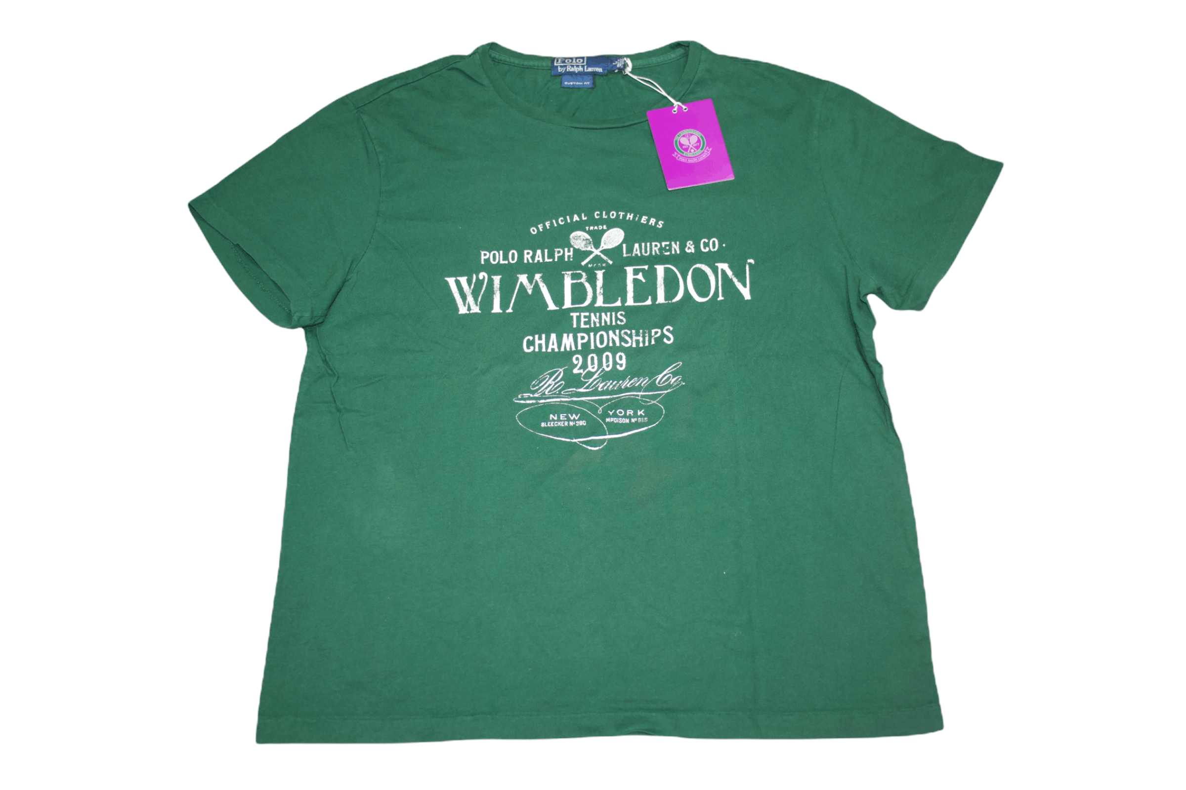 Polo Ralph Lauren × Vintage Vintage Polo Ralph Lauren Wimbeldon T-Shirt Size US L / EU 52-54 / 3 - 1 Thumbnail