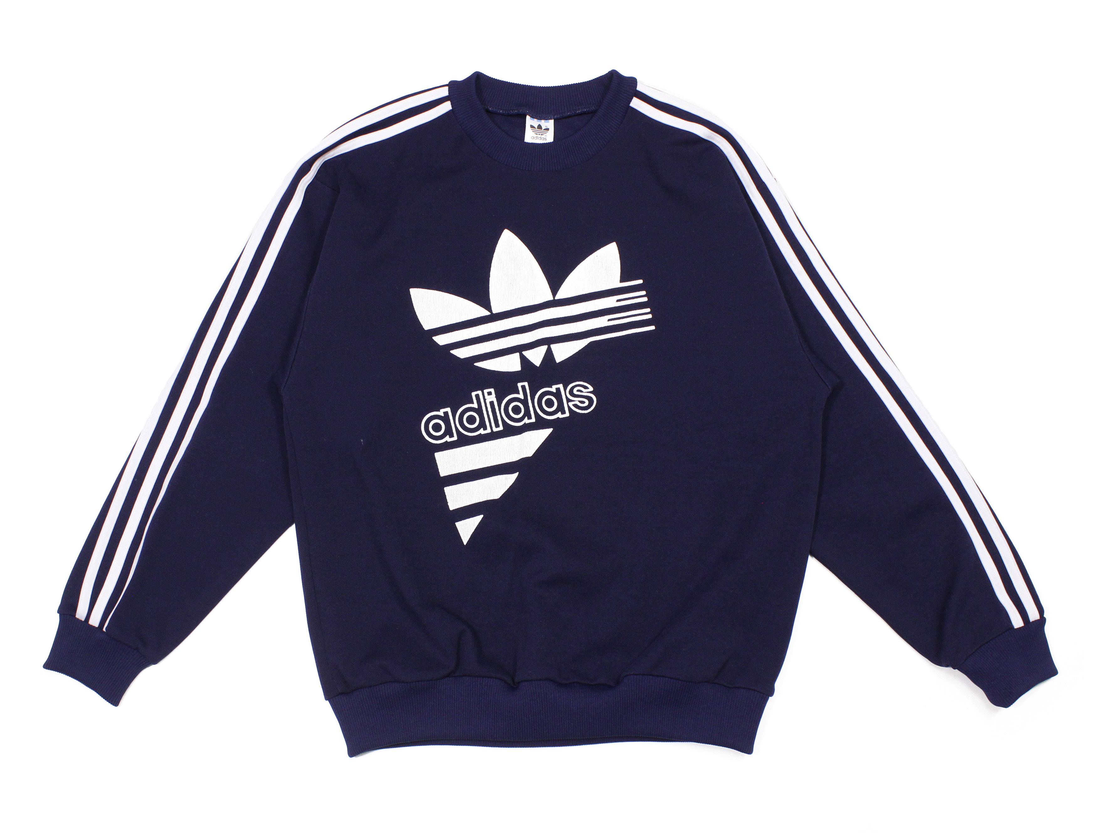 Adidas 90S Big Logo Sweatshirt Size US M / EU 48-50 / 2 - 1 Thumbnail