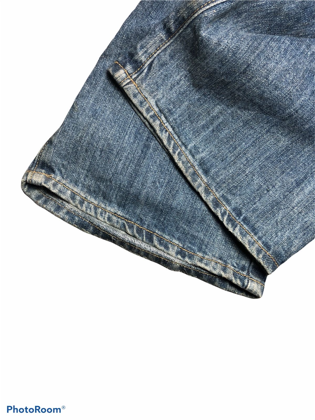 Japanese Brand XRAY PAINTED DISTRESSED DENIM Size US 34 / EU 50 - 7 Thumbnail