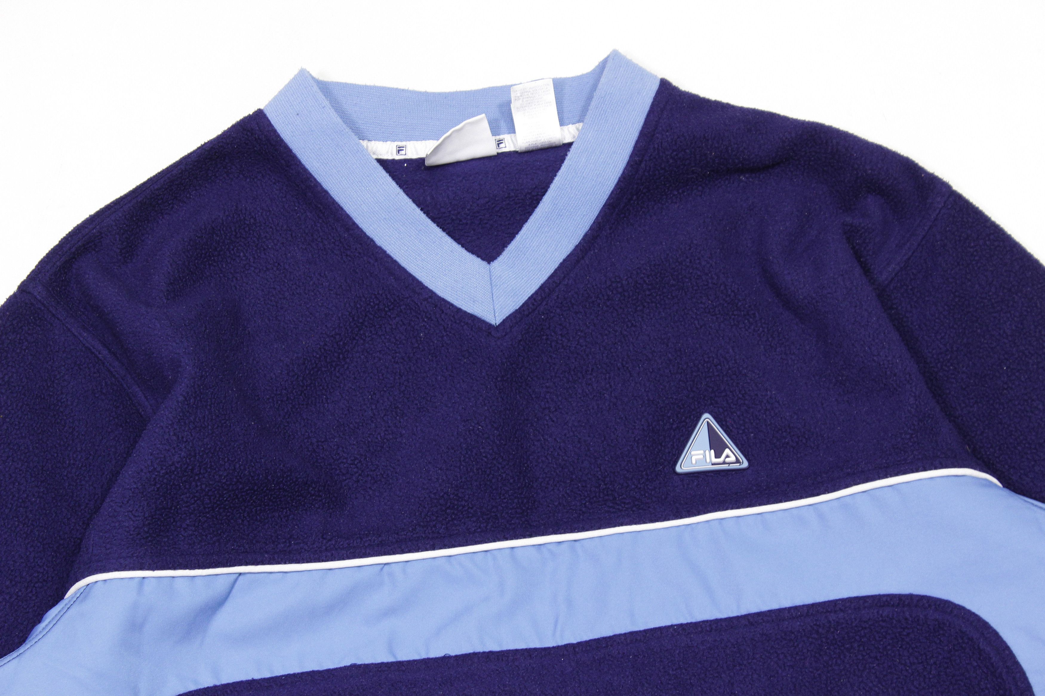 Fila 90S Big Logo Fleece Sweatshirt Vintage Size US M / EU 48-50 / 2 - 3 Thumbnail
