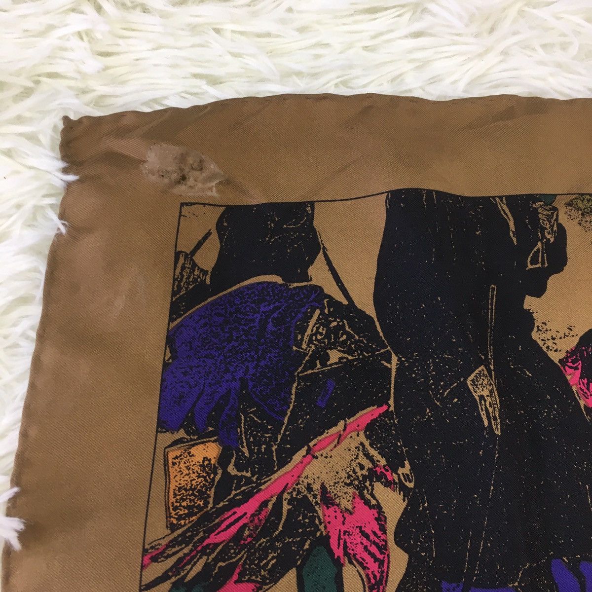 Designer × Vintage Vintage Art By Cordier Scarf Size ONE SIZE - 4 Thumbnail