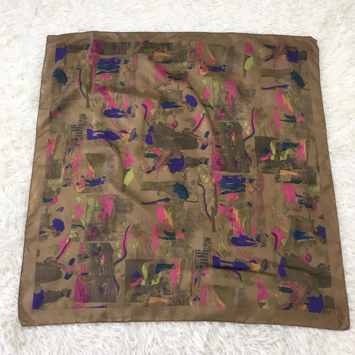 Designer × Vintage Vintage Art By Cordier Scarf Size ONE SIZE - 5 Thumbnail