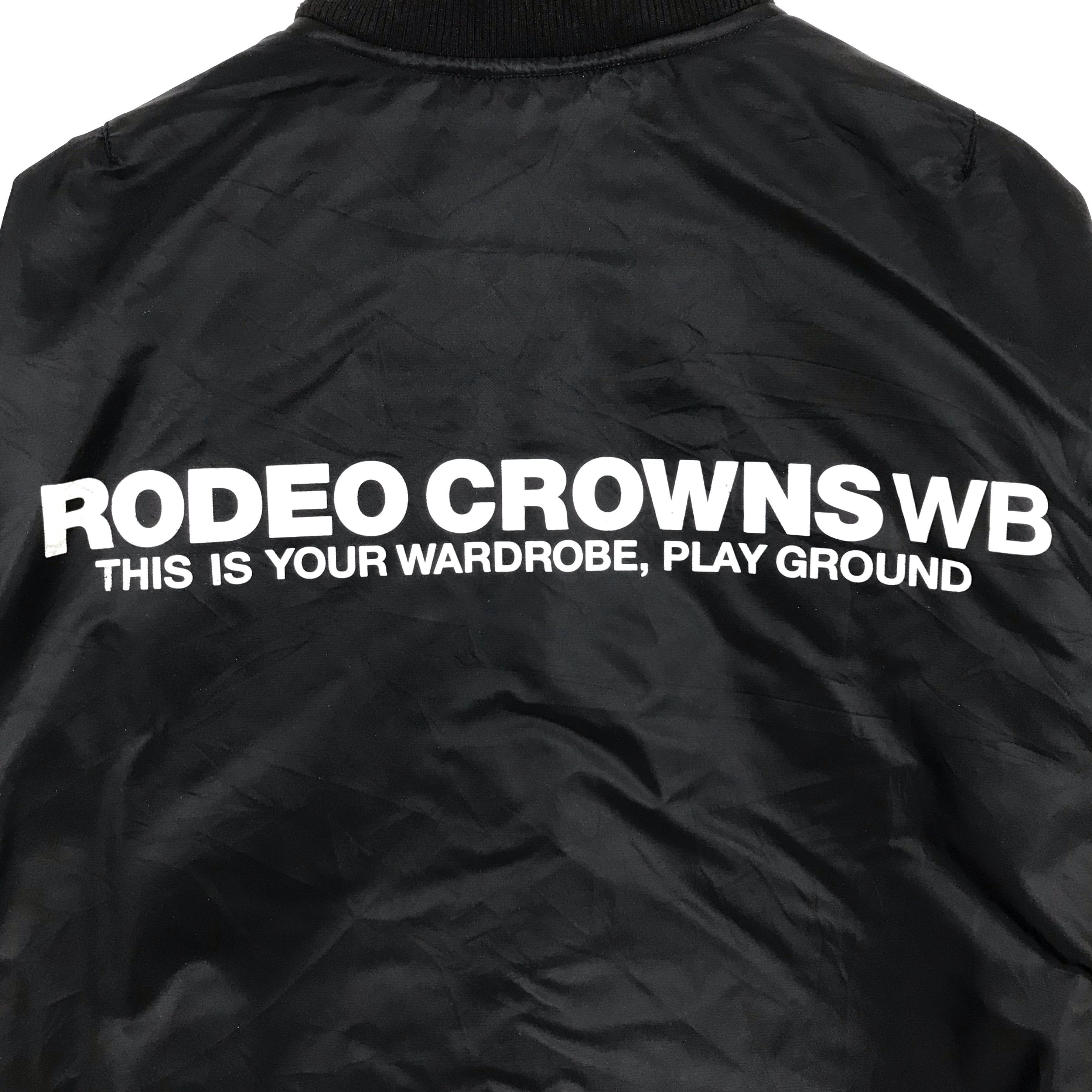 Japanese Brand × Vintage Rodeo Crowns Reversible Bomber Jacket Size US L / EU 52-54 / 3 - 6 Thumbnail