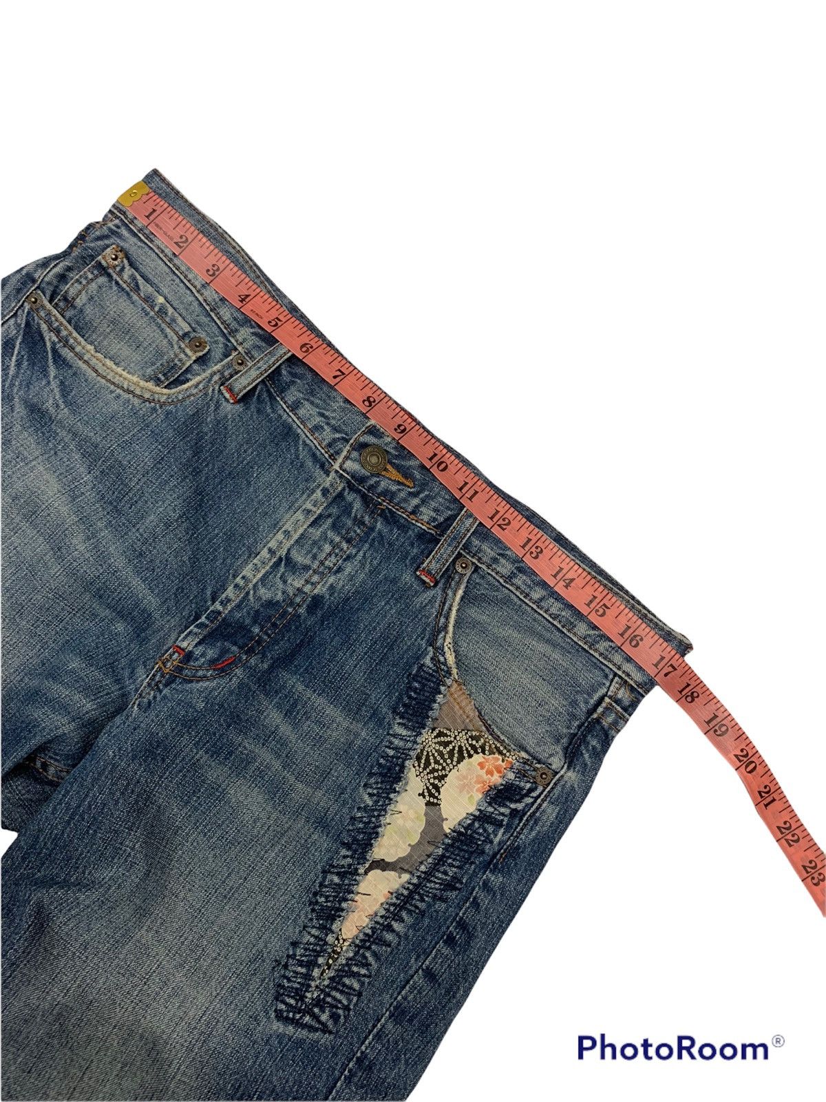 Takeo Kikuchi Takeo kikuchi distressed denim pants traditional design Size US 34 / EU 50 - 8 Thumbnail