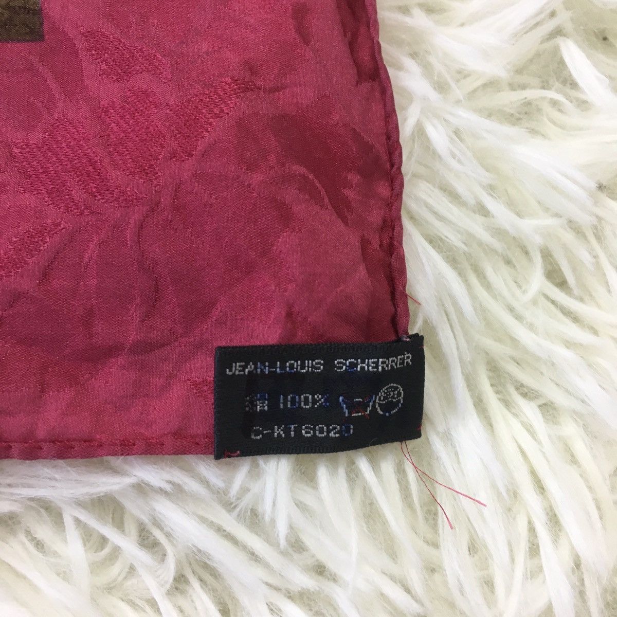 Designer × Jean-Louis Scherrer Jean Louis Scherrer Geometry Scarf Size ONE SIZE - 5 Thumbnail