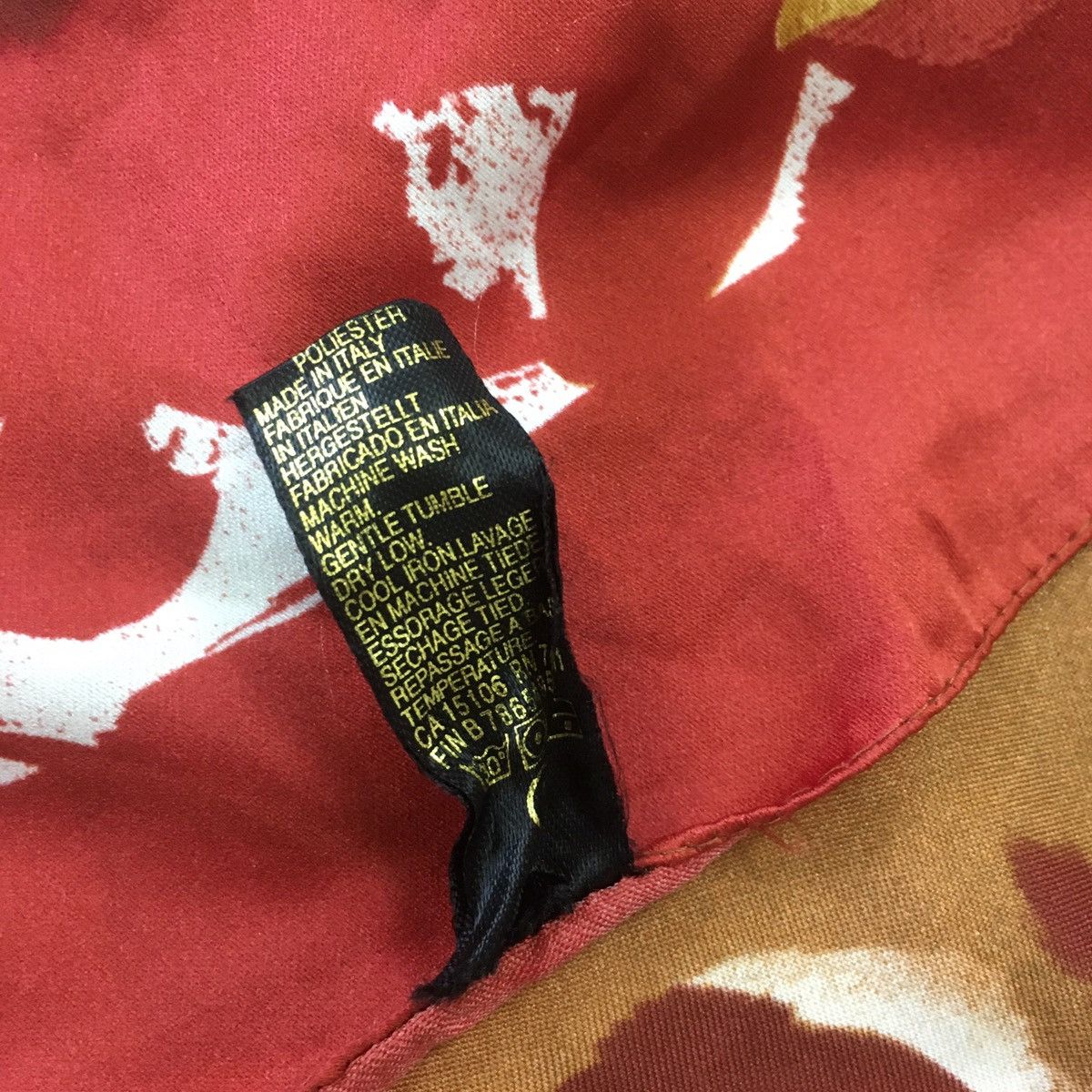 Vintage Vintage Art Scarf Made In Italy Size ONE SIZE - 5 Thumbnail