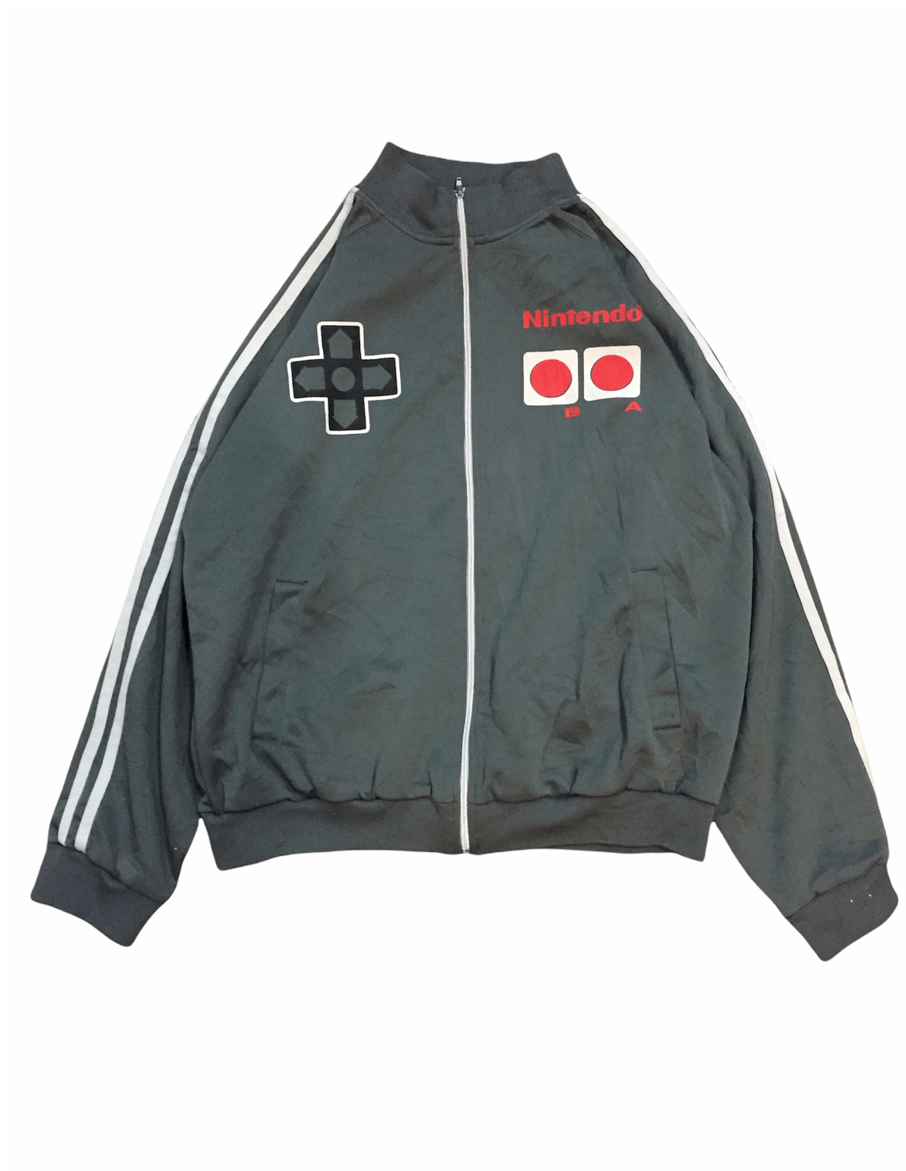 Nintendo Vtg 2004 Nintendo spellout track jacket Size US XL / EU 56 / 4 - 1 Thumbnail
