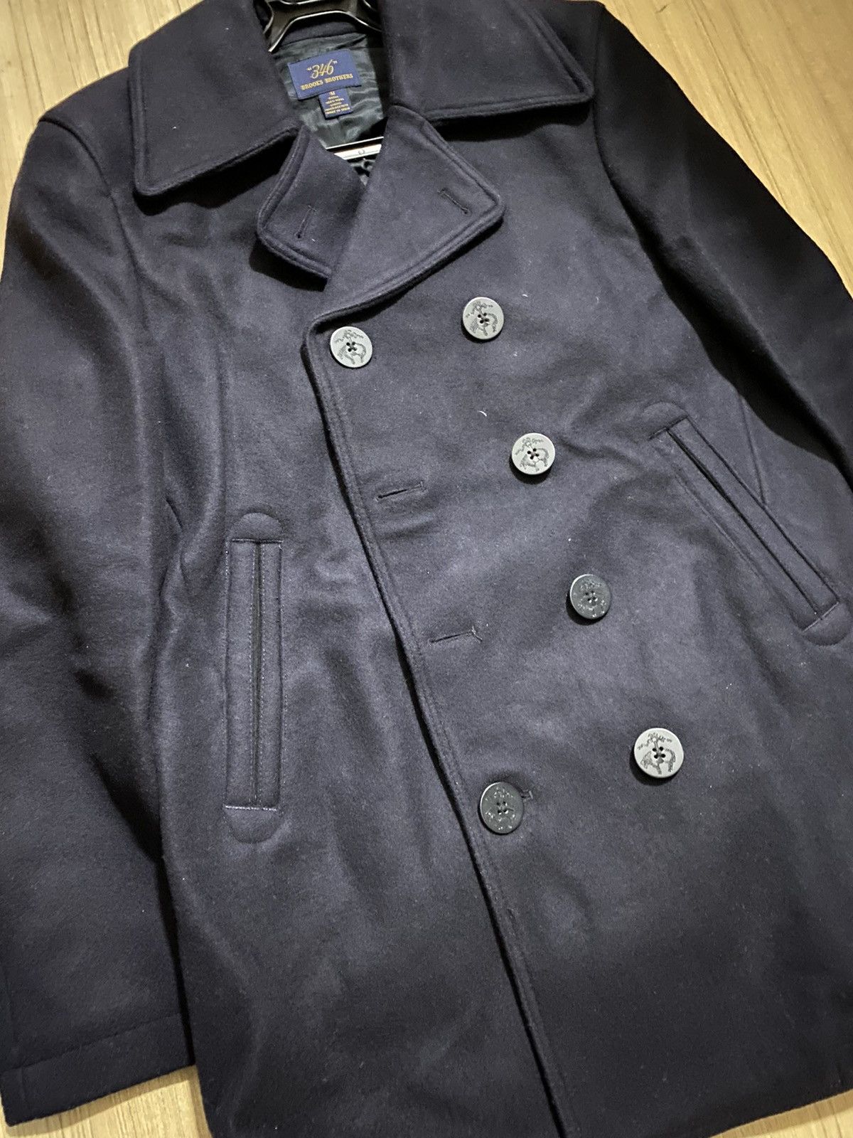 Brooks Brothers Brooks Brothers Peacoat - 100% wool Size US M / EU 48-50 / 2 - 1 Thumbnail