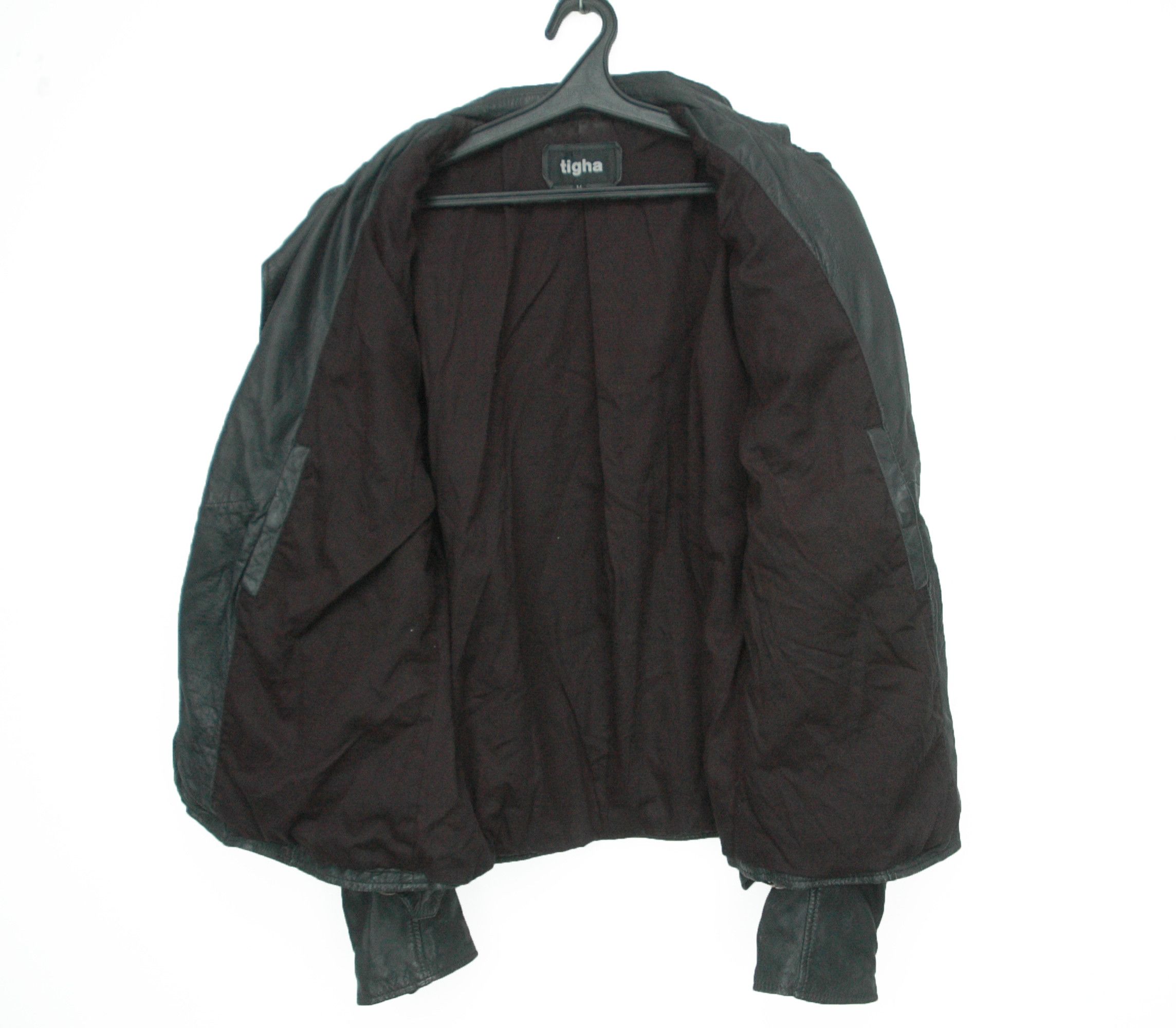 Tigha Biker Sheep Leather Jacket - Main Image