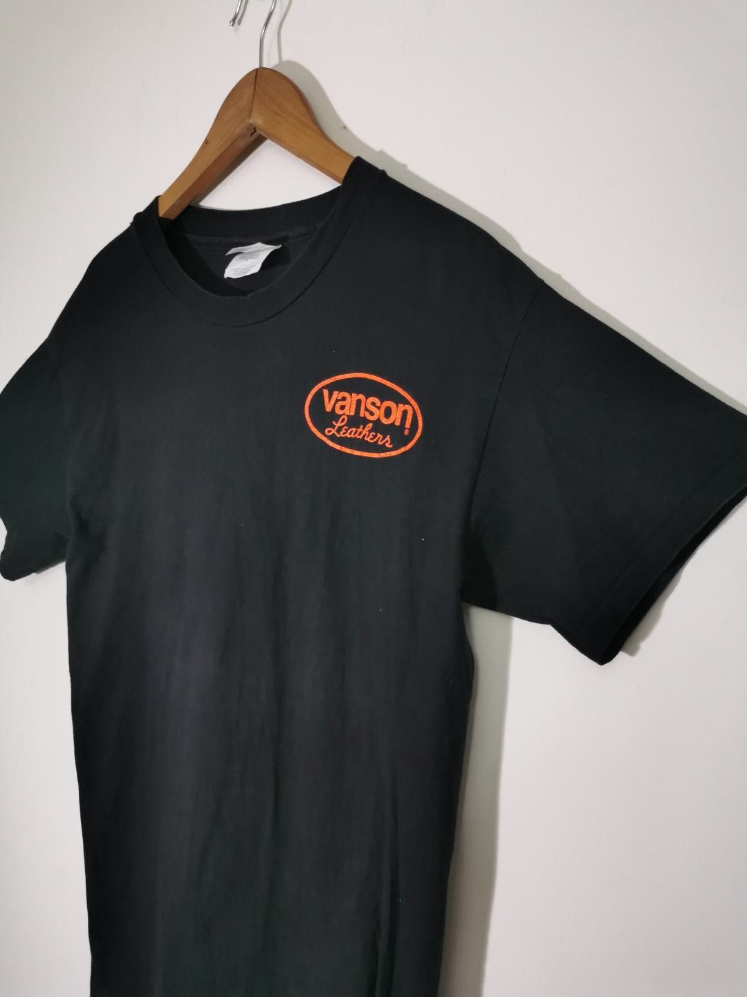Vanson Leathers × Vintage Vanson Leather Tee Size US M / EU 48-50 / 2 - 2 Thumbnail