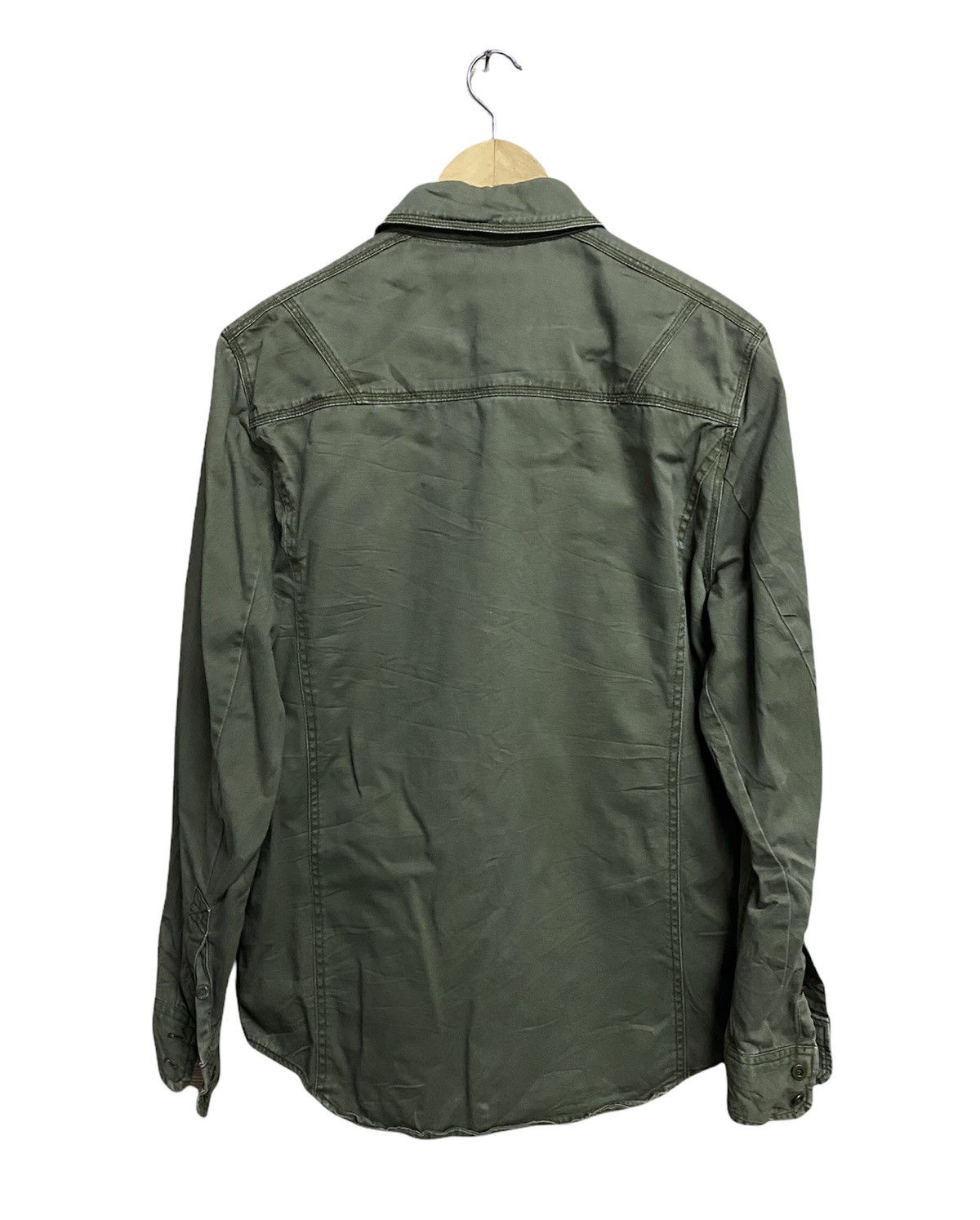 Giordano 🔥SALE🔥GIORDANO BUTTON UPS SHIRTS GREEN ARMY Size US L / EU 52-54 / 3 - 2 Thumbnail