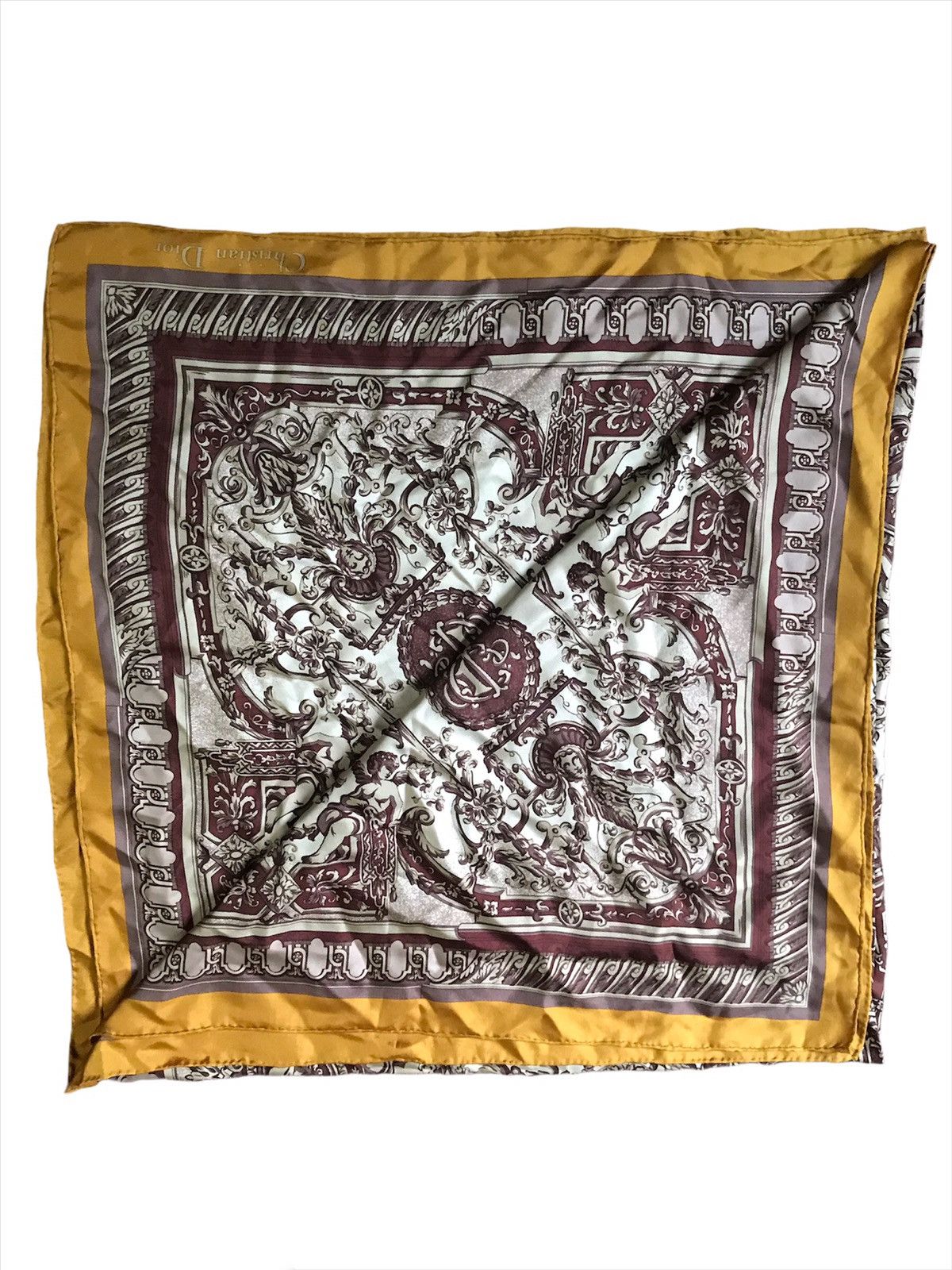 Christian Dior Monsieur 💥Vintage Christian Dior Scarf Overprint Size ONE SIZE - 5 Thumbnail