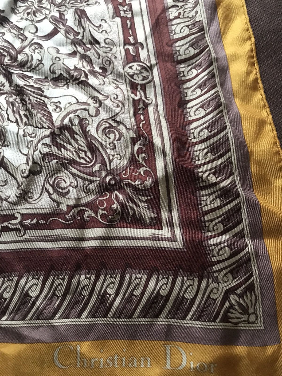 Christian Dior Monsieur 💥Vintage Christian Dior Scarf Overprint Size ONE SIZE - 3 Thumbnail