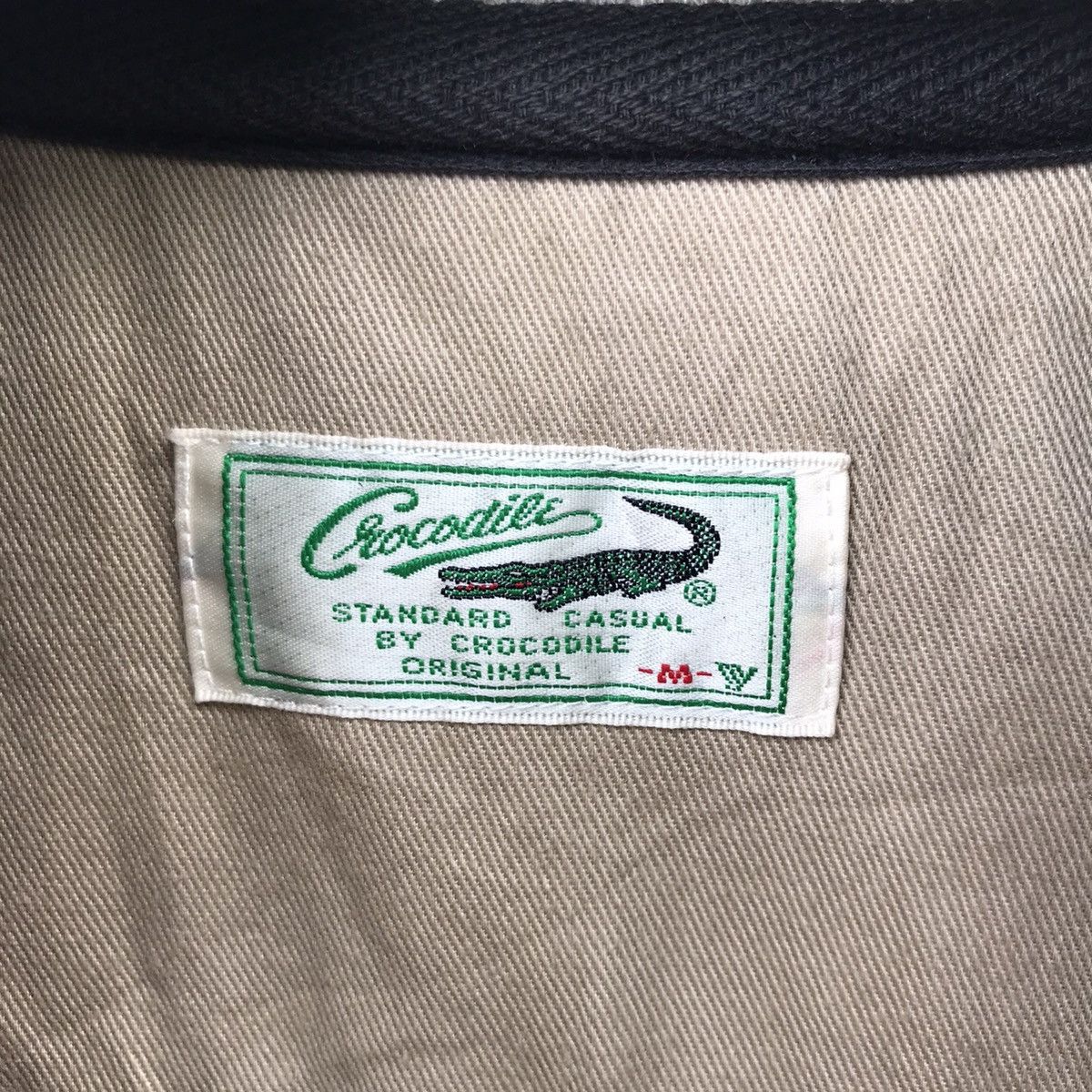 Vintage CROCODILE Standard Casual Full Zip Knit Jacket Grey Size US M / EU 48-50 / 2 - 2 Thumbnail