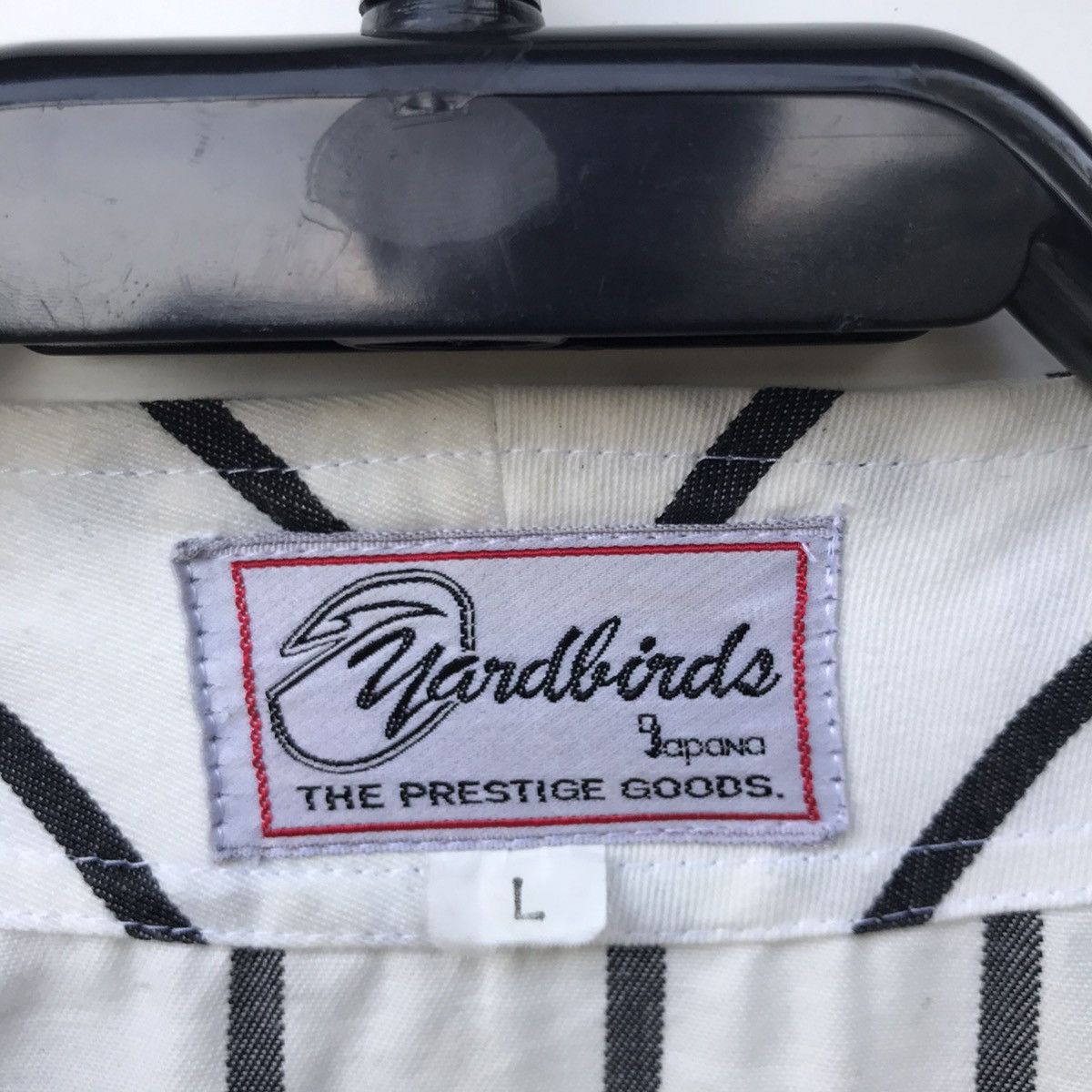Vintage Vintage Yardbirds W. Childs Spellout Pinstripe Jersey #16 Size US L / EU 52-54 / 3 - 2 Thumbnail