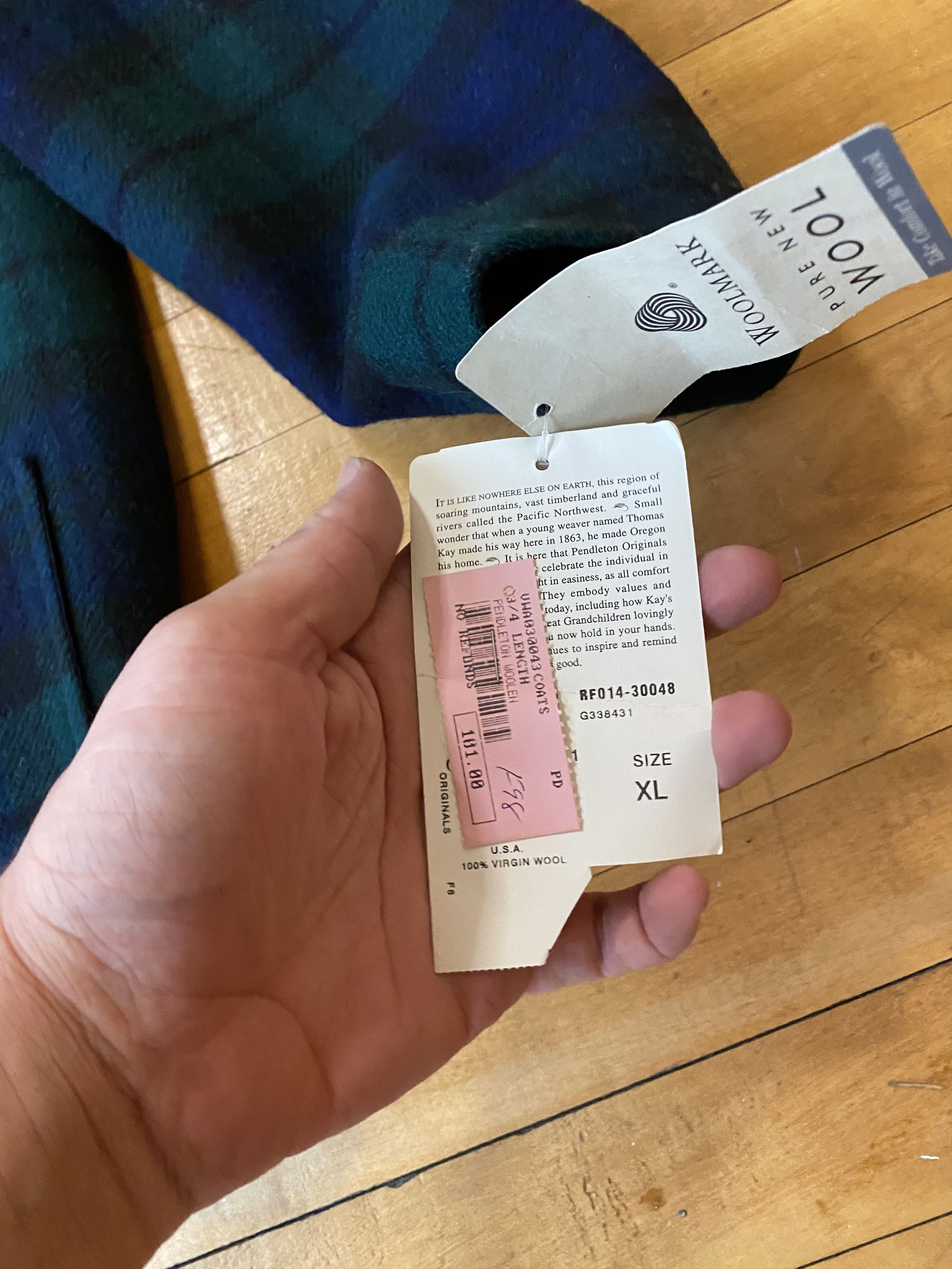 Pendleton × Vintage Vintage Pendleton wool plaid jacket og tags | Grailed