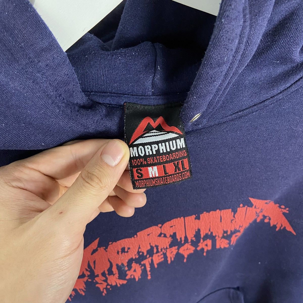 Santa Cruz Skateboards Vintage 90’s Distressed Morphium Skateboards hoodie Size US M / EU 48-50 / 2 - 6 Thumbnail