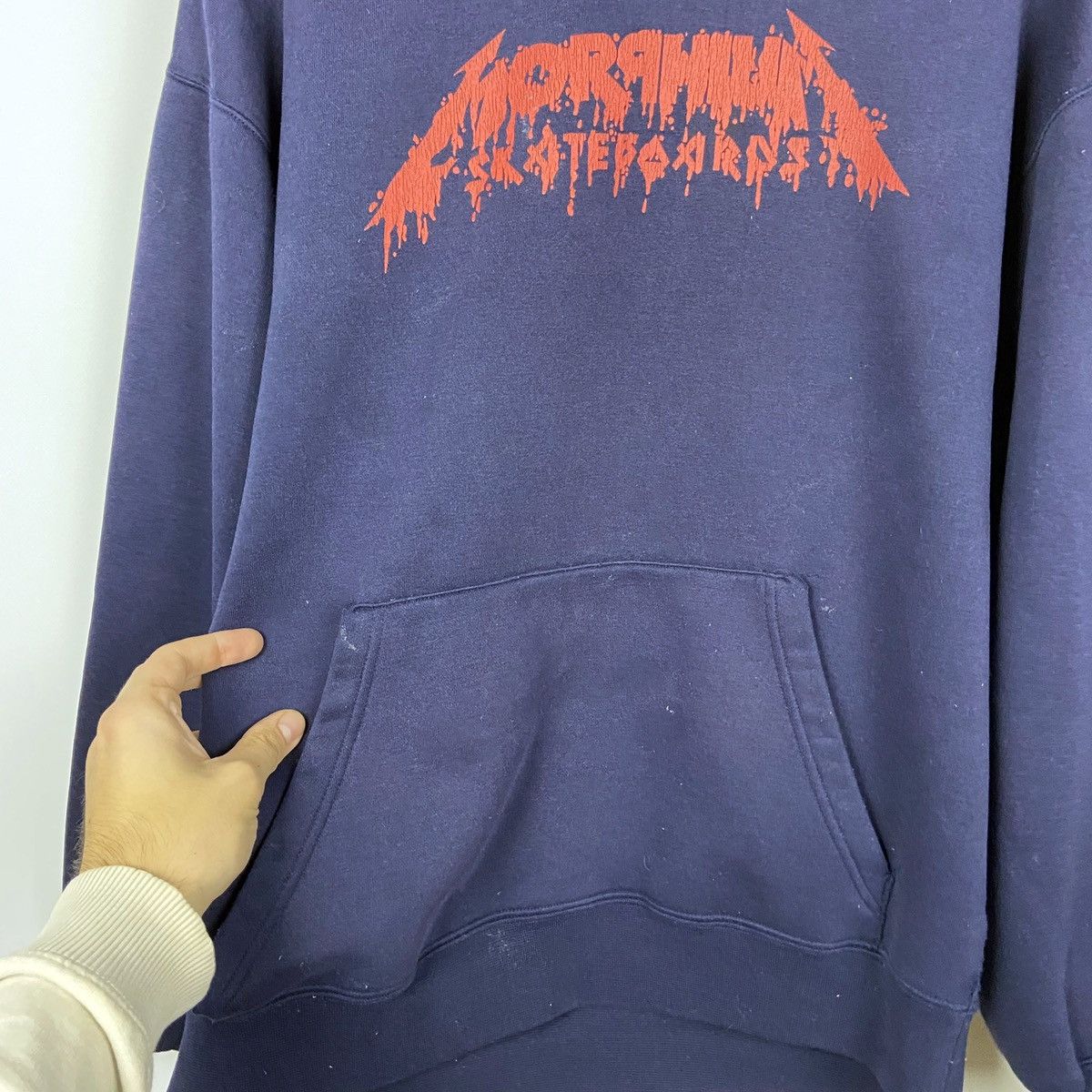 Santa Cruz Skateboards Vintage 90’s Distressed Morphium Skateboards hoodie Size US M / EU 48-50 / 2 - 5 Thumbnail