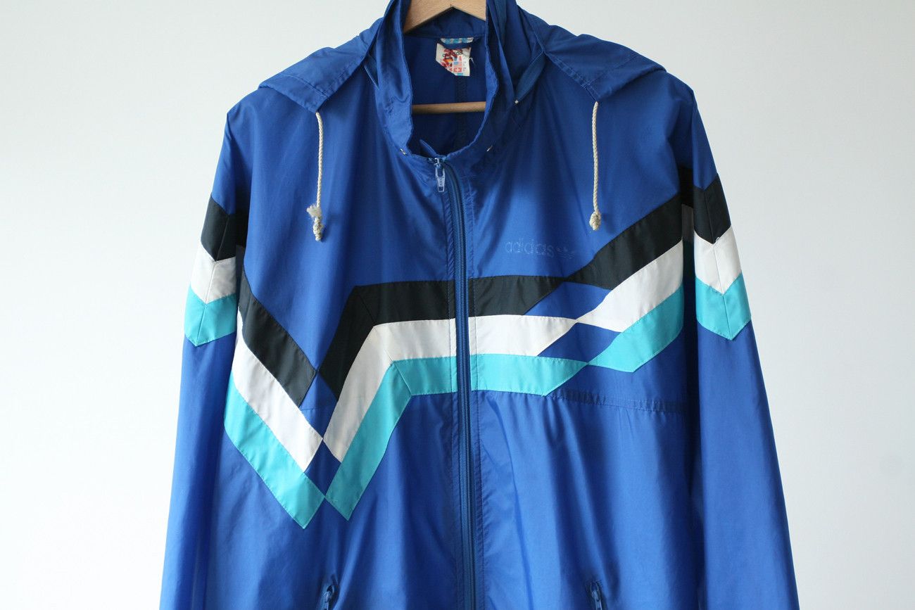 Adidas Adidas Vintage 80s Cagoule Rain Jacket Packable Casuals M Size US M / EU 48-50 / 2 - 2 Thumbnail