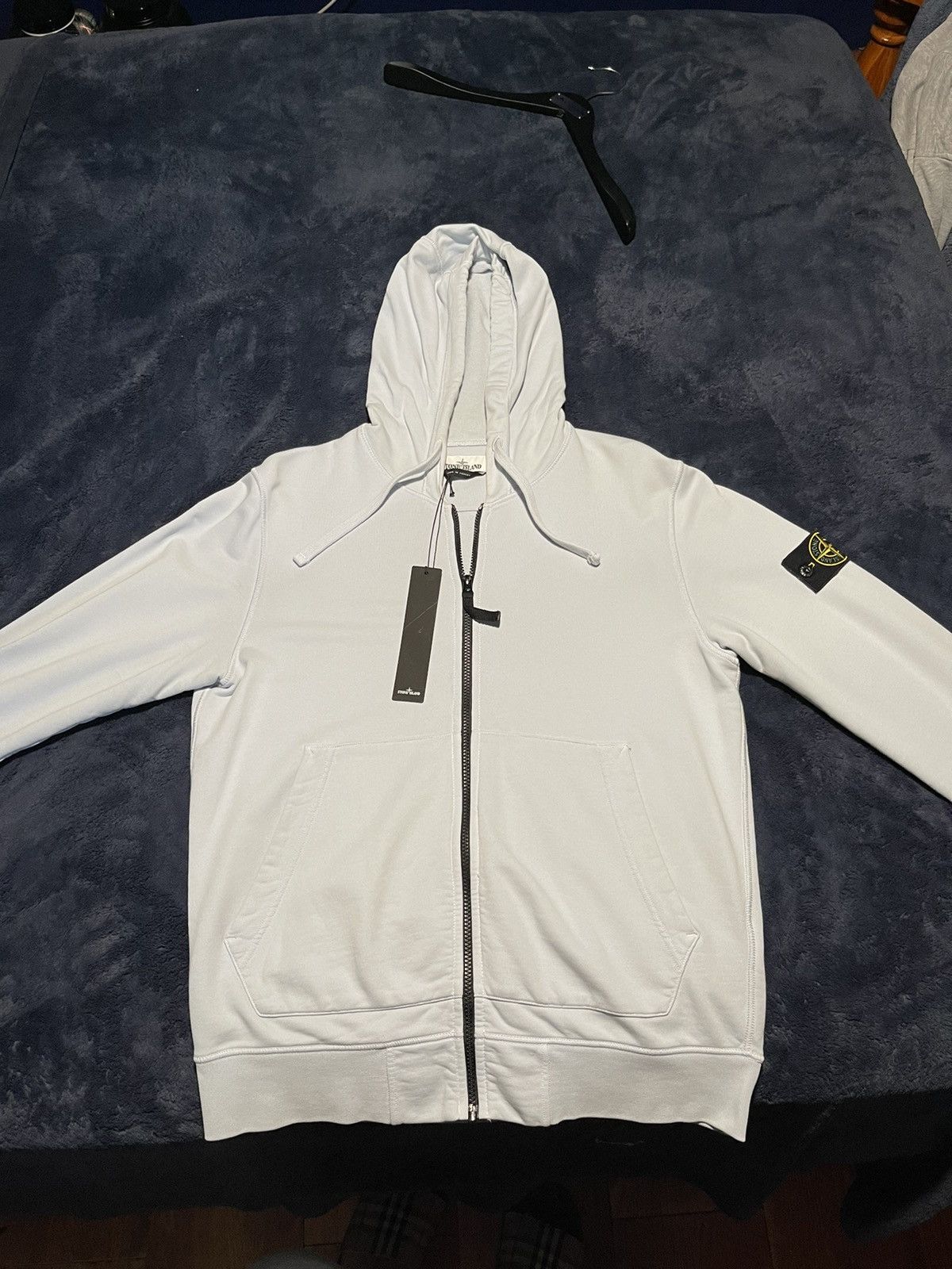 Stone Island Stone island light blue hoodie large Size US L / EU 52-54 / 3 - 1 Thumbnail