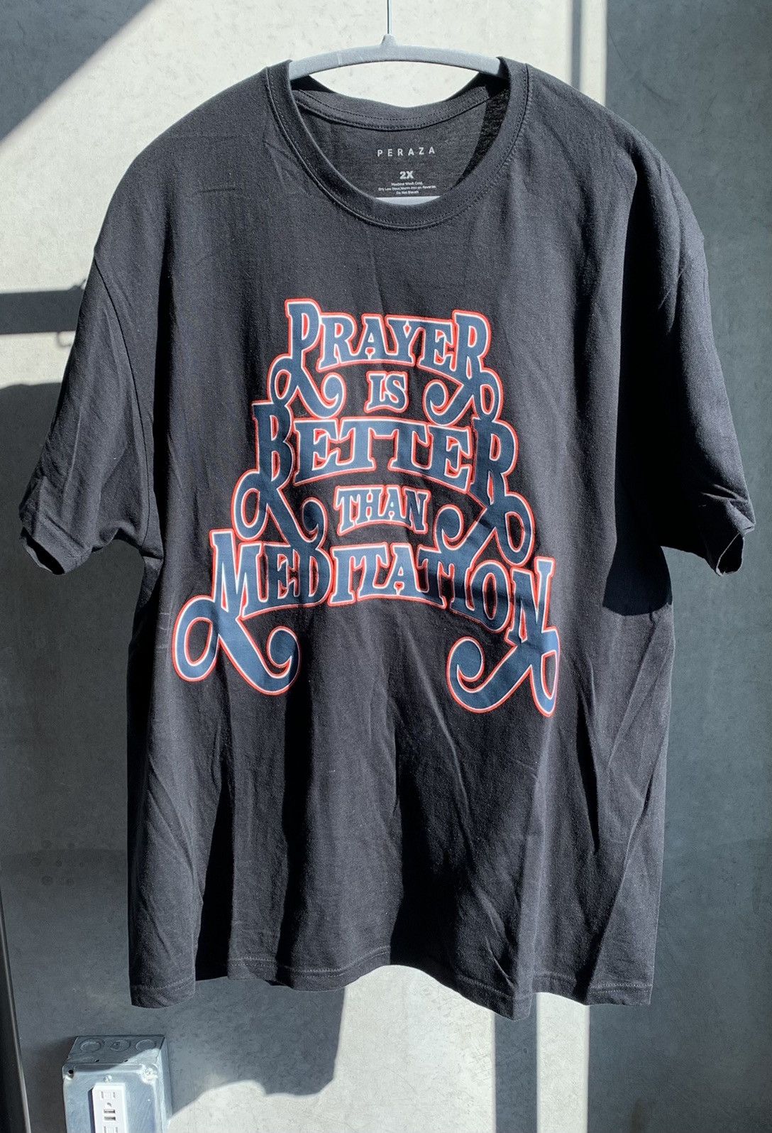 Jalil Peraza Jalil Peraza Prayer is Better Tee Cactus Jack | Grailed