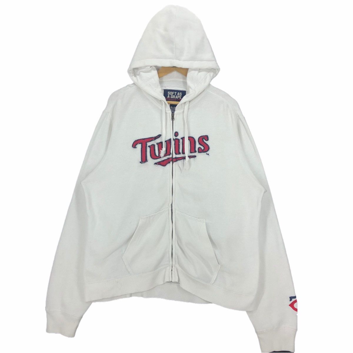 MLB Vintage MLB Minnesota Twins Hoodie Big Logo Embroidery Size US XL / EU 56 / 4 - 2 Thumbnail