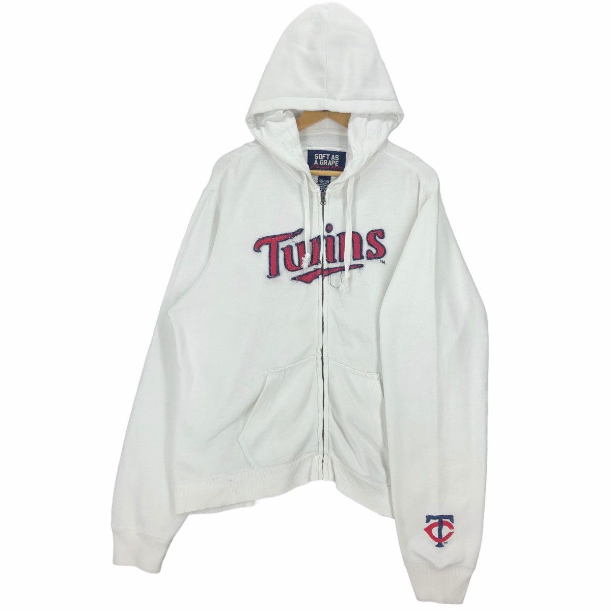 MLB Vintage MLB Minnesota Twins Hoodie Big Logo Embroidery Size US XL / EU 56 / 4 - 1 Thumbnail