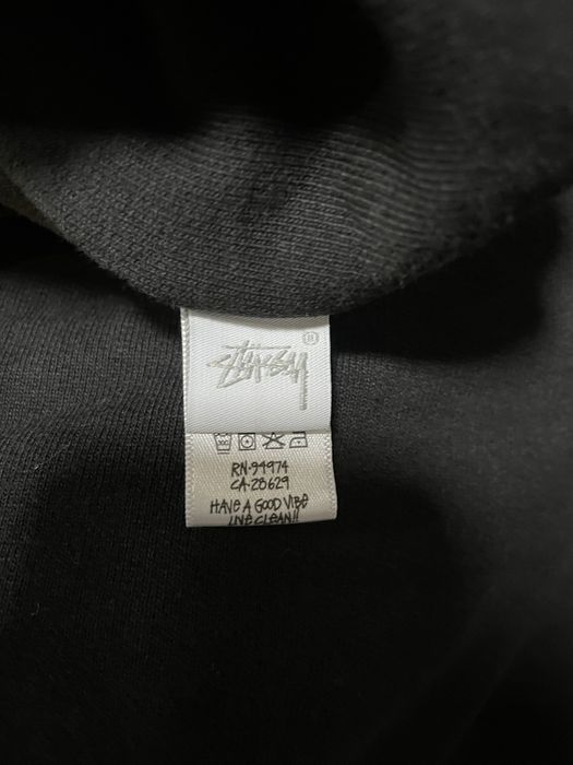 stussy double face label zip hoodie critique, thoughts for those