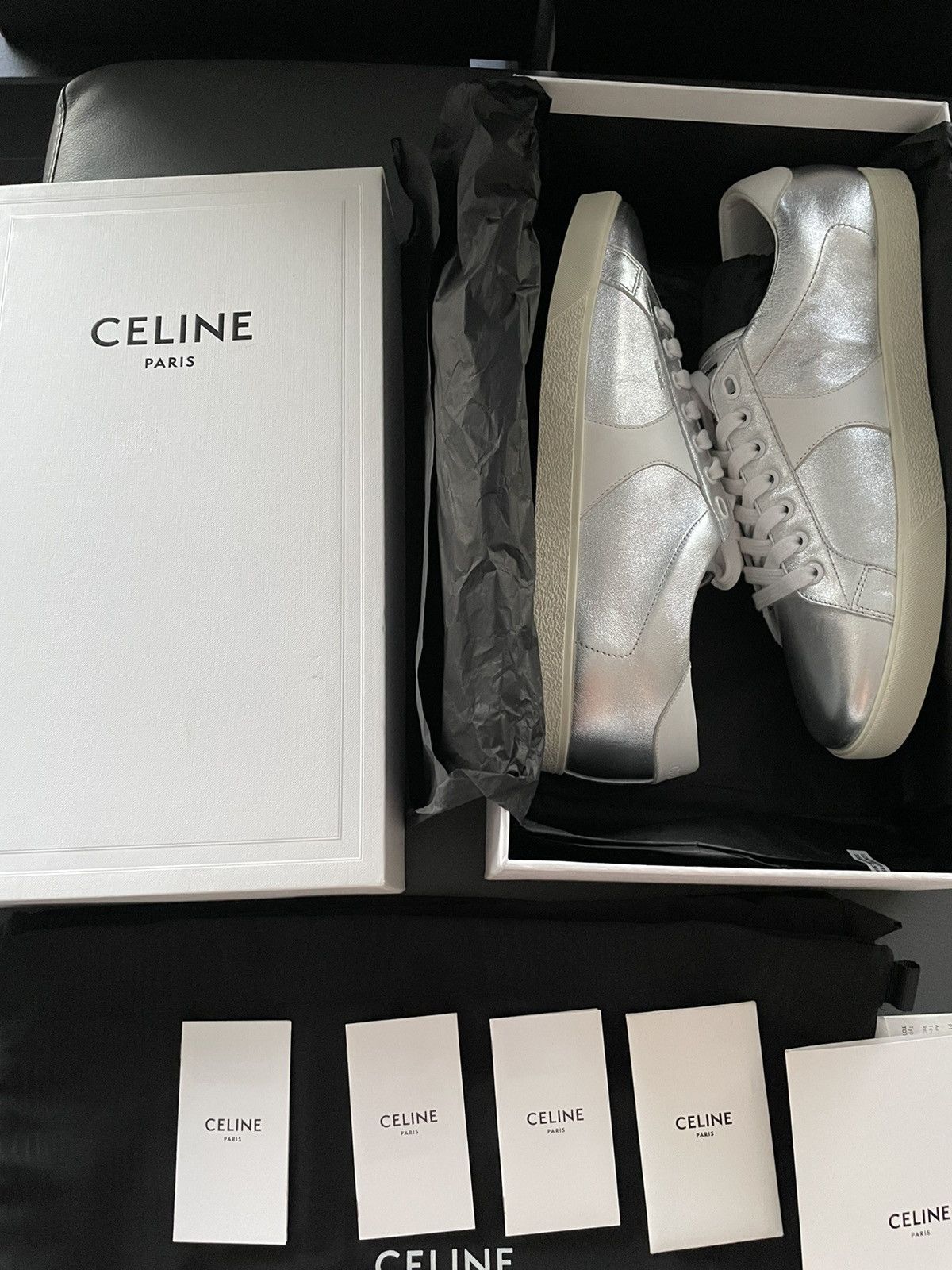Celine × Hedi Slimane Celine Hedi Slimane Triomphe Sneaker Super Runway Edition Size US 11 / EU 44 - 5 Thumbnail