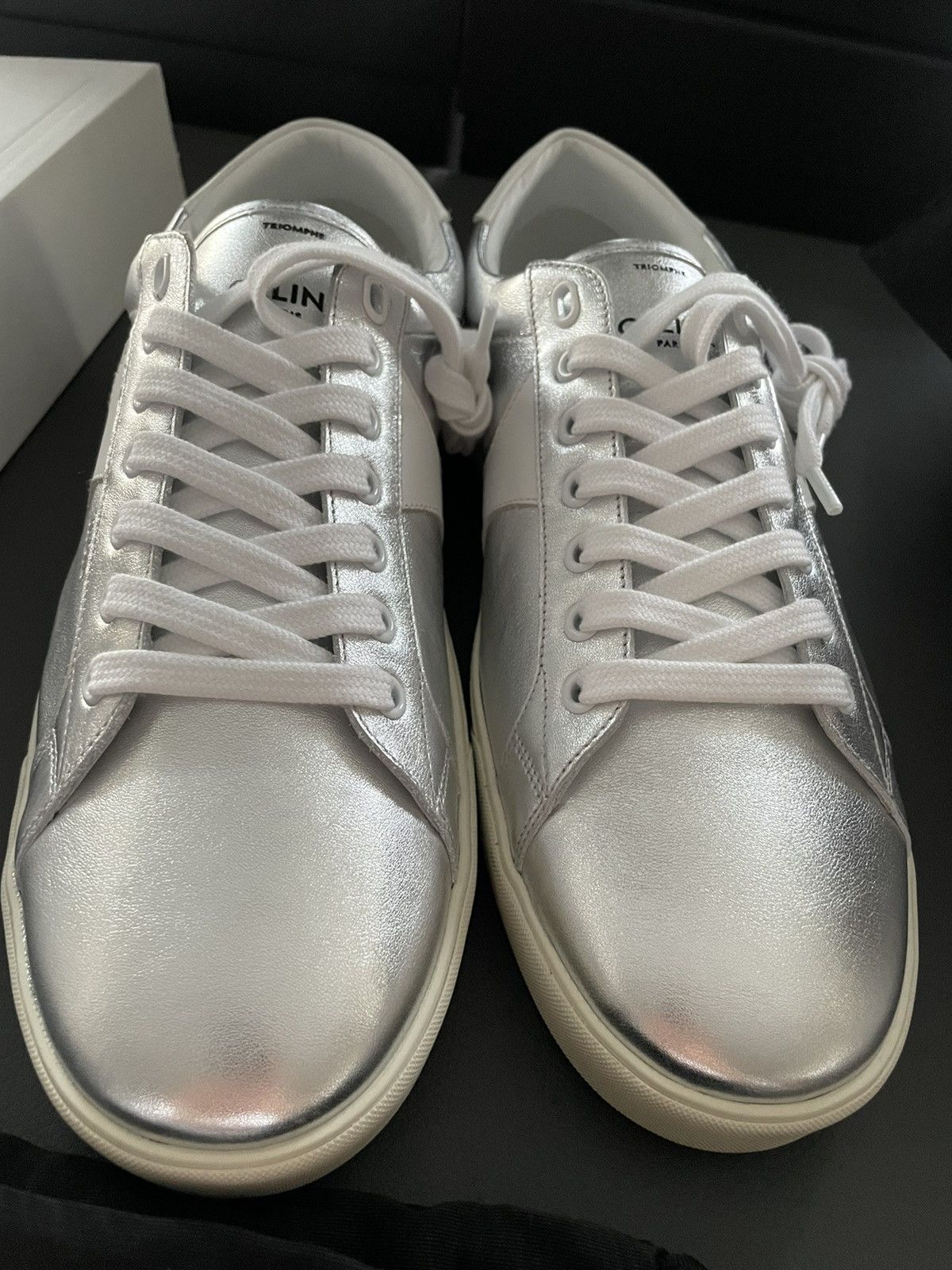 Celine × Hedi Slimane Celine Hedi Slimane Triomphe Sneaker Super Runway Edition Size US 11 / EU 44 - 10 Thumbnail