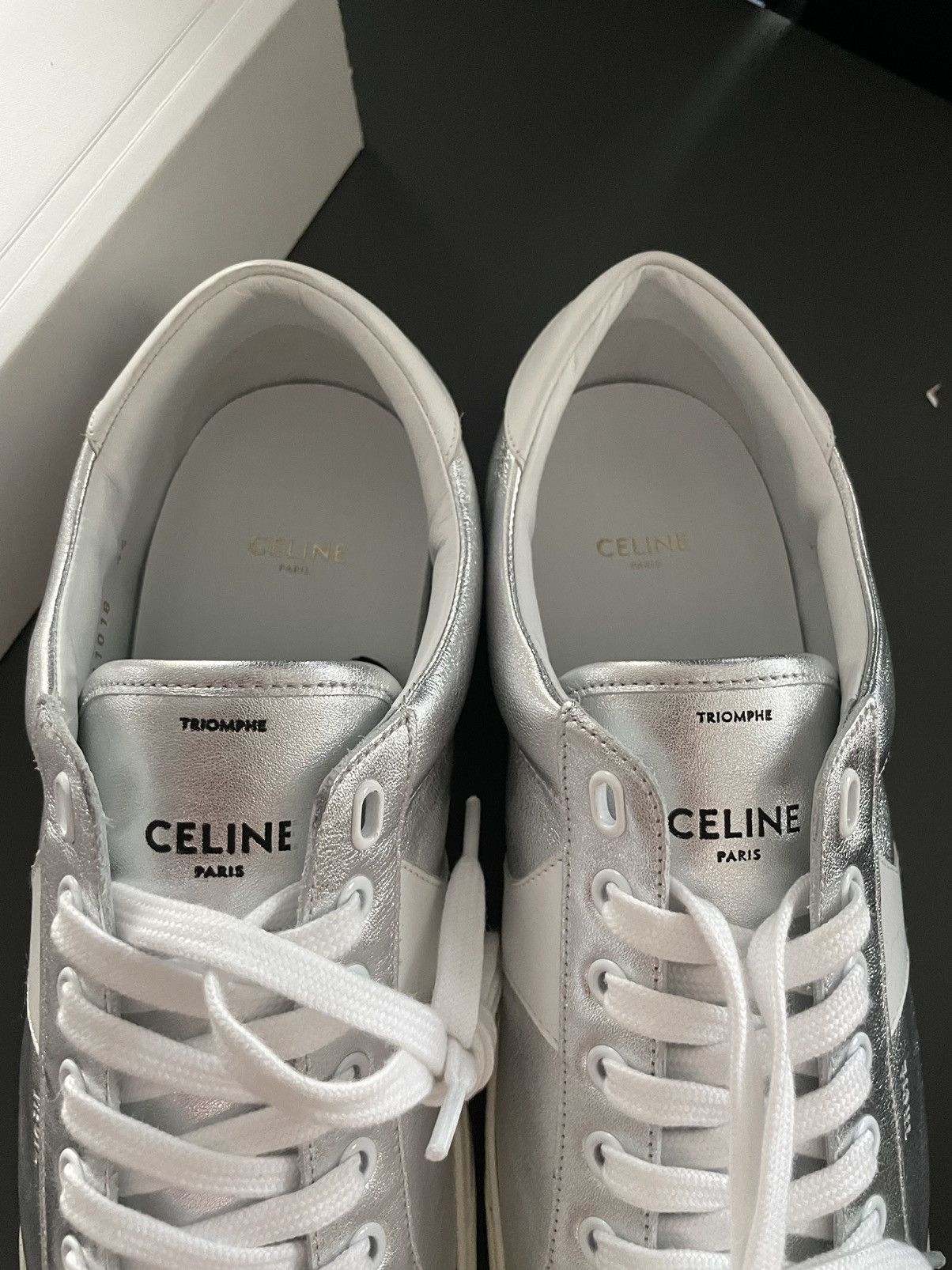 Celine × Hedi Slimane Celine Hedi Slimane Triomphe Sneaker Super Runway Edition Size US 11 / EU 44 - 14 Thumbnail