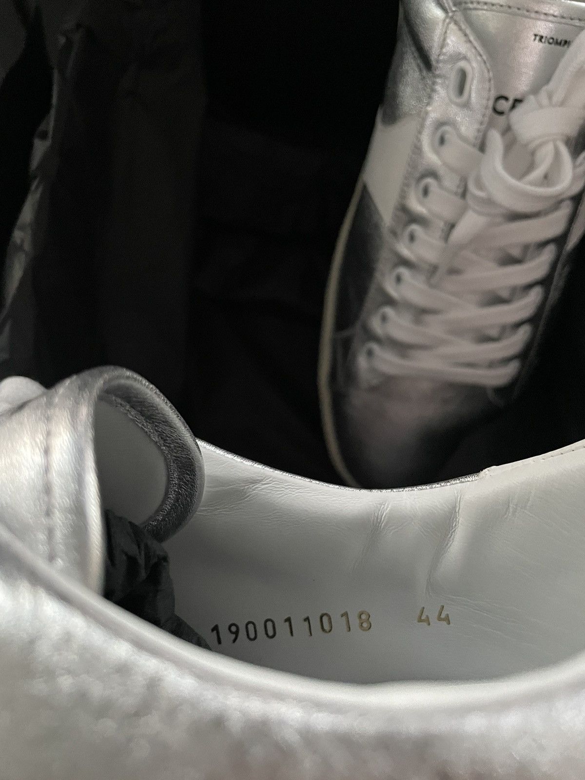 Celine × Hedi Slimane Celine Hedi Slimane Triomphe Sneaker Super Runway Edition Size US 11 / EU 44 - 6 Thumbnail