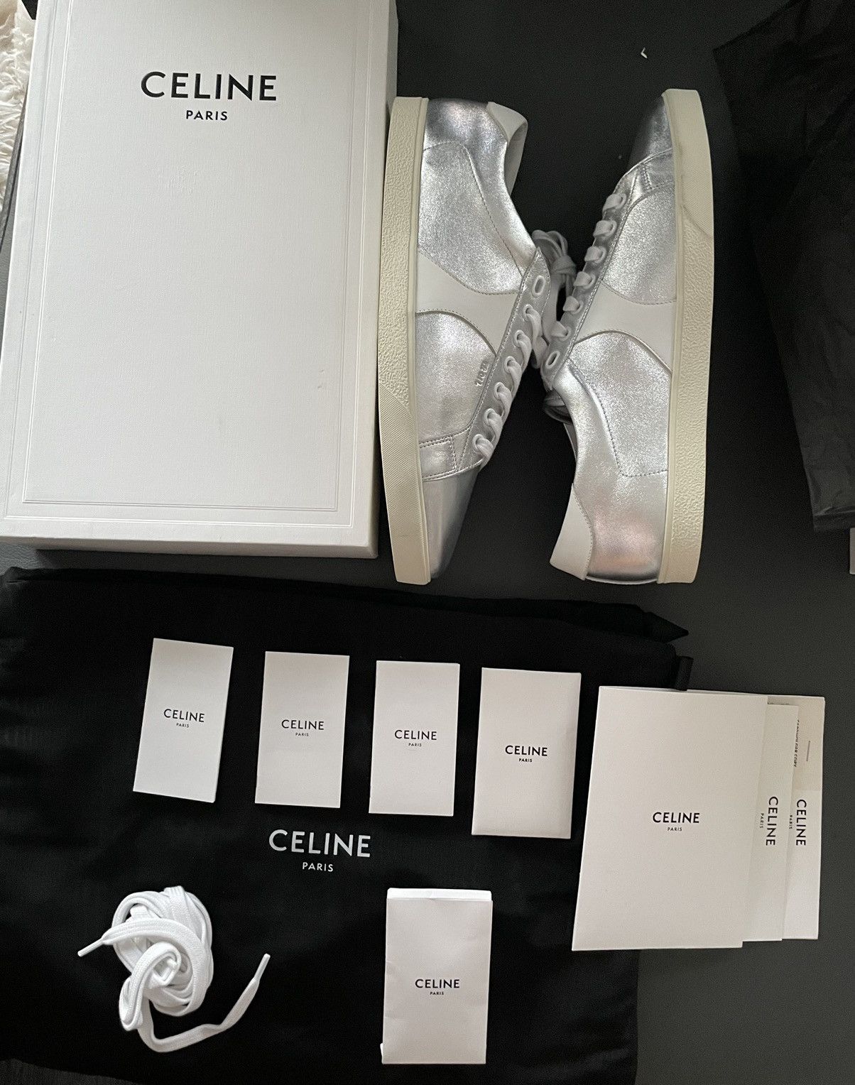 Celine × Hedi Slimane Celine Hedi Slimane Triomphe Sneaker Super Runway Edition Size US 11 / EU 44 - 9 Thumbnail