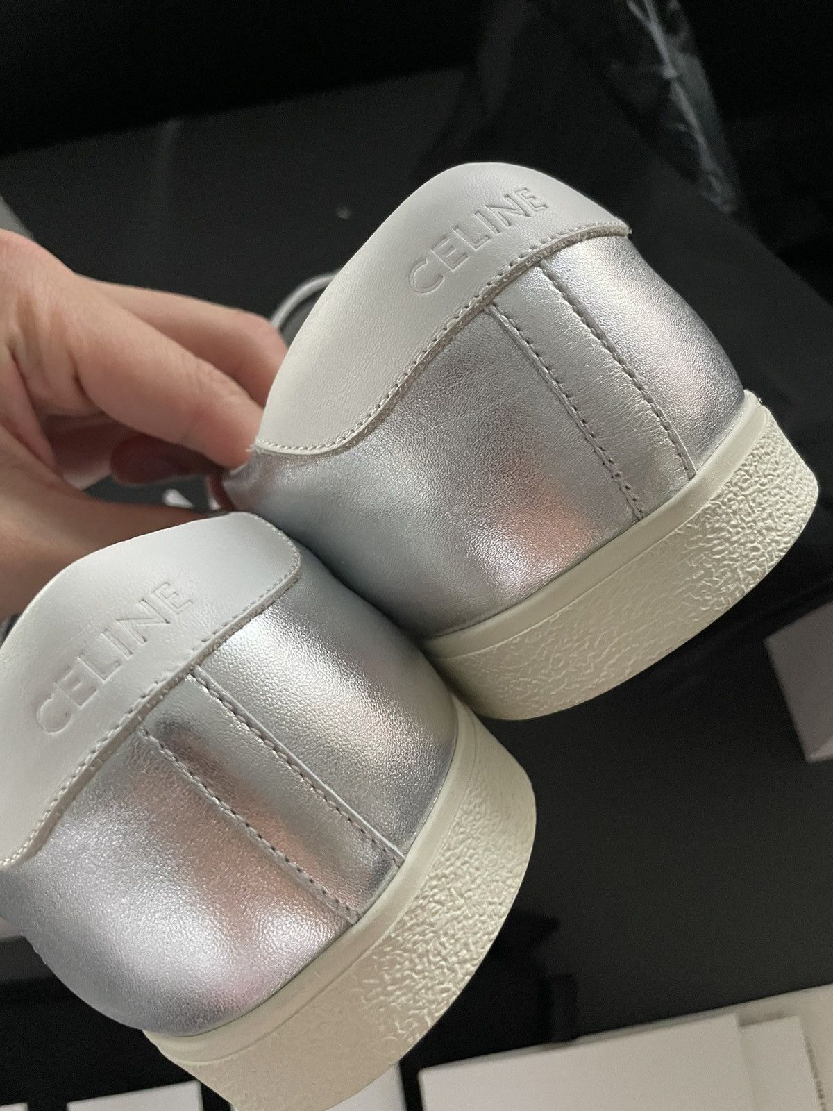 Celine × Hedi Slimane Celine Hedi Slimane Triomphe Sneaker Super Runway Edition Size US 11 / EU 44 - 17 Thumbnail