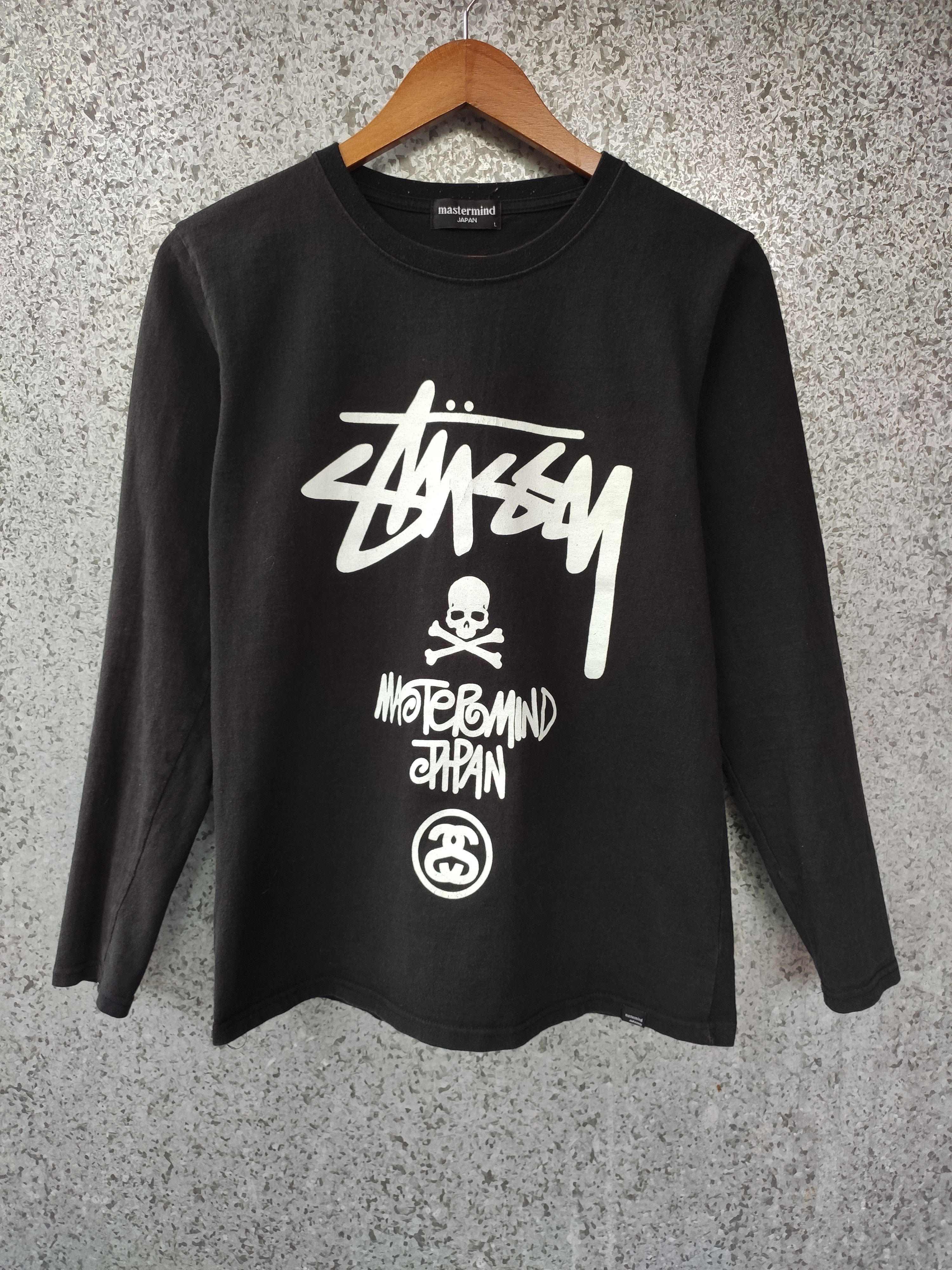 Mastermind Japan × Stussy Mastermind x Stussy long sleeve t shirt