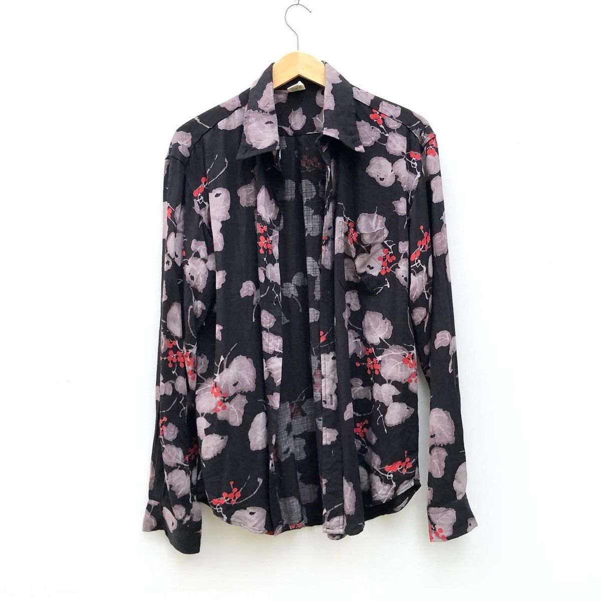 Eternal × Japanese Brand Japanese Brand ETERNAL Button Ups Shirt 100% Rayon Size US L / EU 52-54 / 3 - 1 Thumbnail