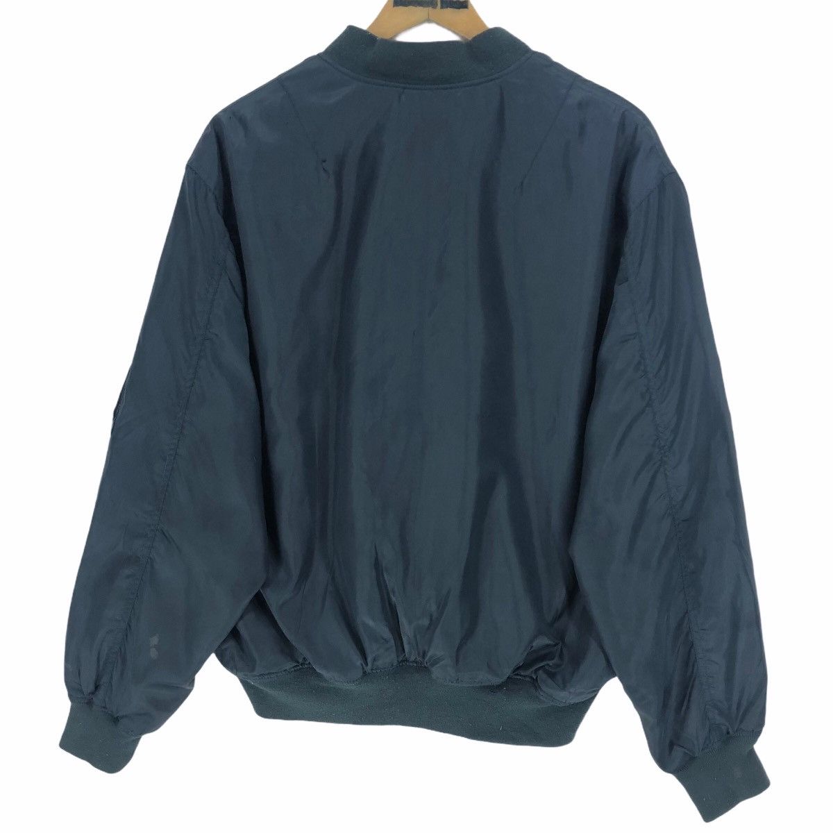 Vintage Military Garments Bomber Jacket Orange Lining Size US L / EU 52-54 / 3 - 8 Thumbnail