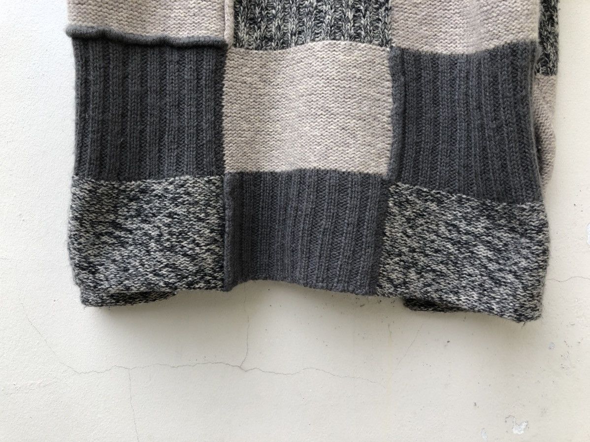 Mr. Junko Vintage 80s Mr. Junko Men Patchwork Knitwear Wool Sweater Size US M / EU 48-50 / 2 - 8 Thumbnail