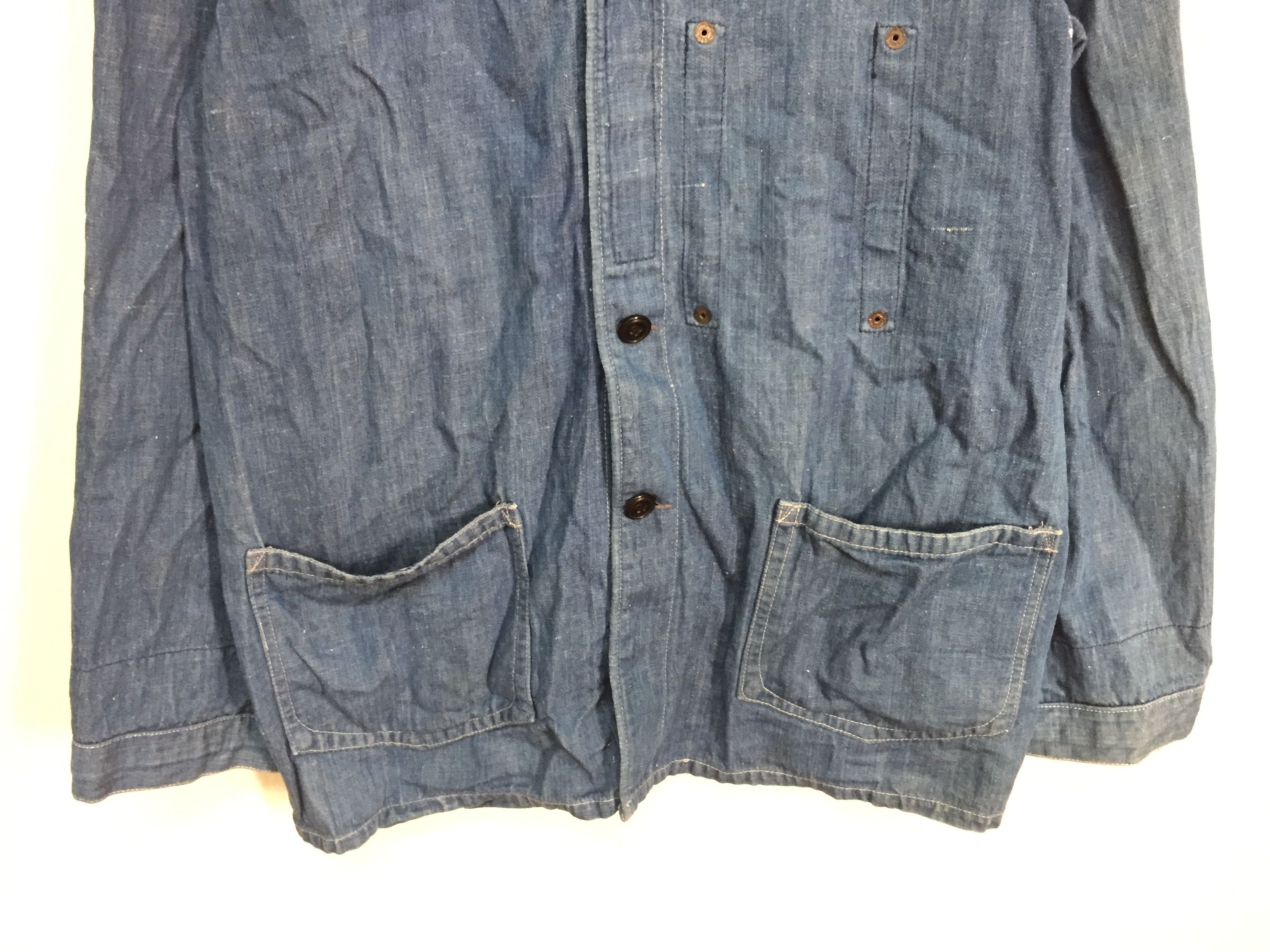 Blue Blue Japan Blue Blue Japan Hemp Denim jacket Size US L / EU 52-54 / 3 - 5 Thumbnail