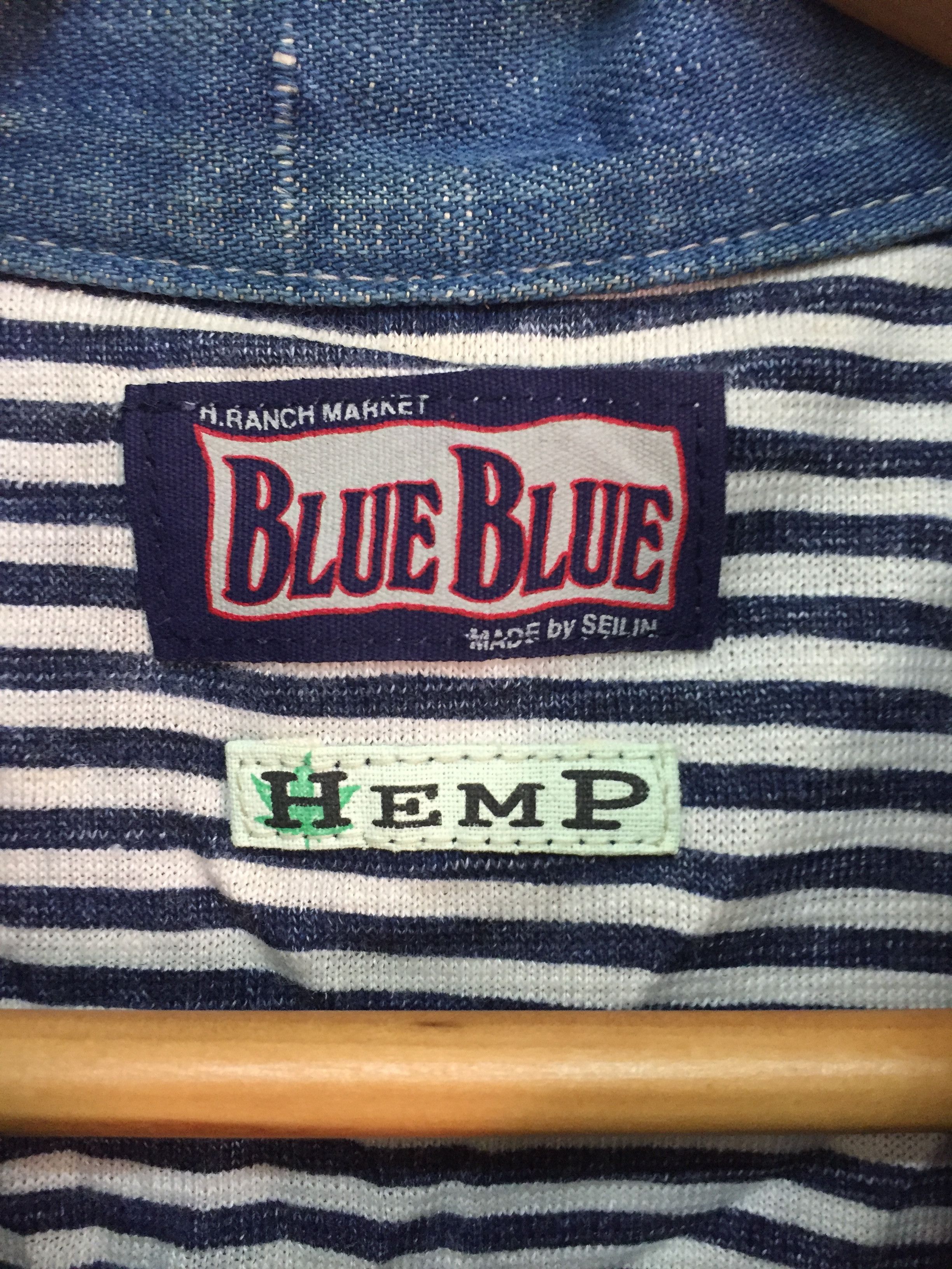 Blue Blue Japan Blue Blue Japan Hemp Denim jacket Size US L / EU 52-54 / 3 - 12 Thumbnail