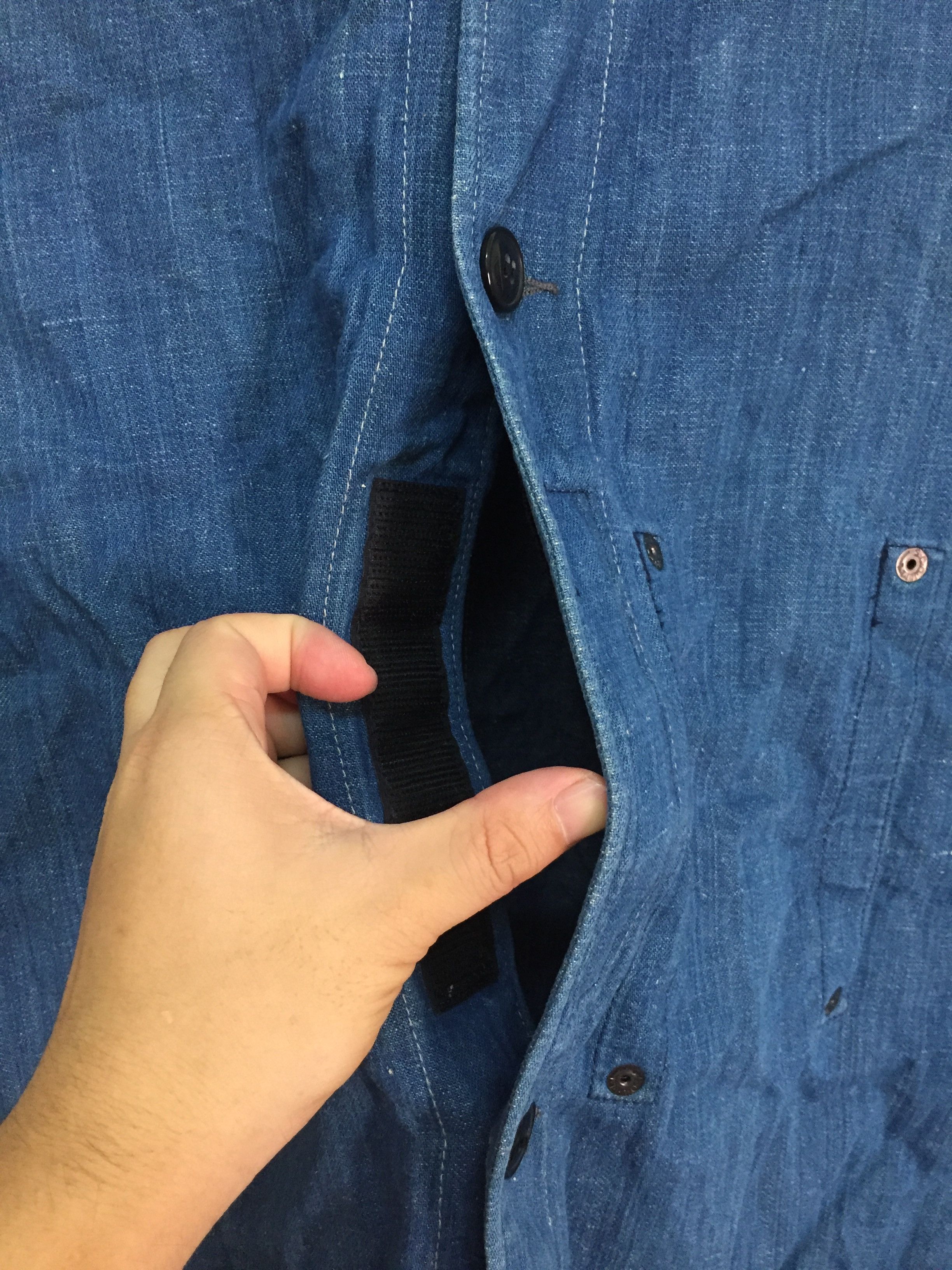 Blue Blue Japan Blue Blue Japan Hemp Denim jacket Size US L / EU 52-54 / 3 - 7 Thumbnail