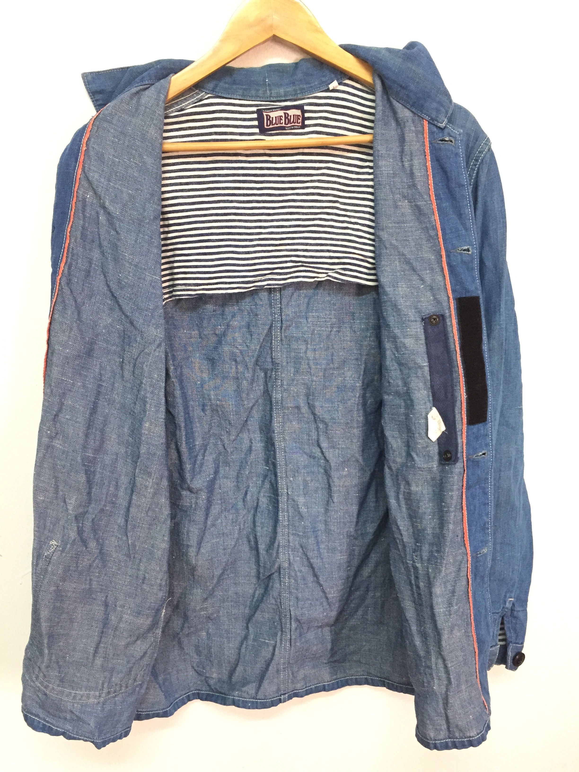 Blue Blue Japan Blue Blue Japan Hemp Denim jacket Size US L / EU 52-54 / 3 - 10 Thumbnail