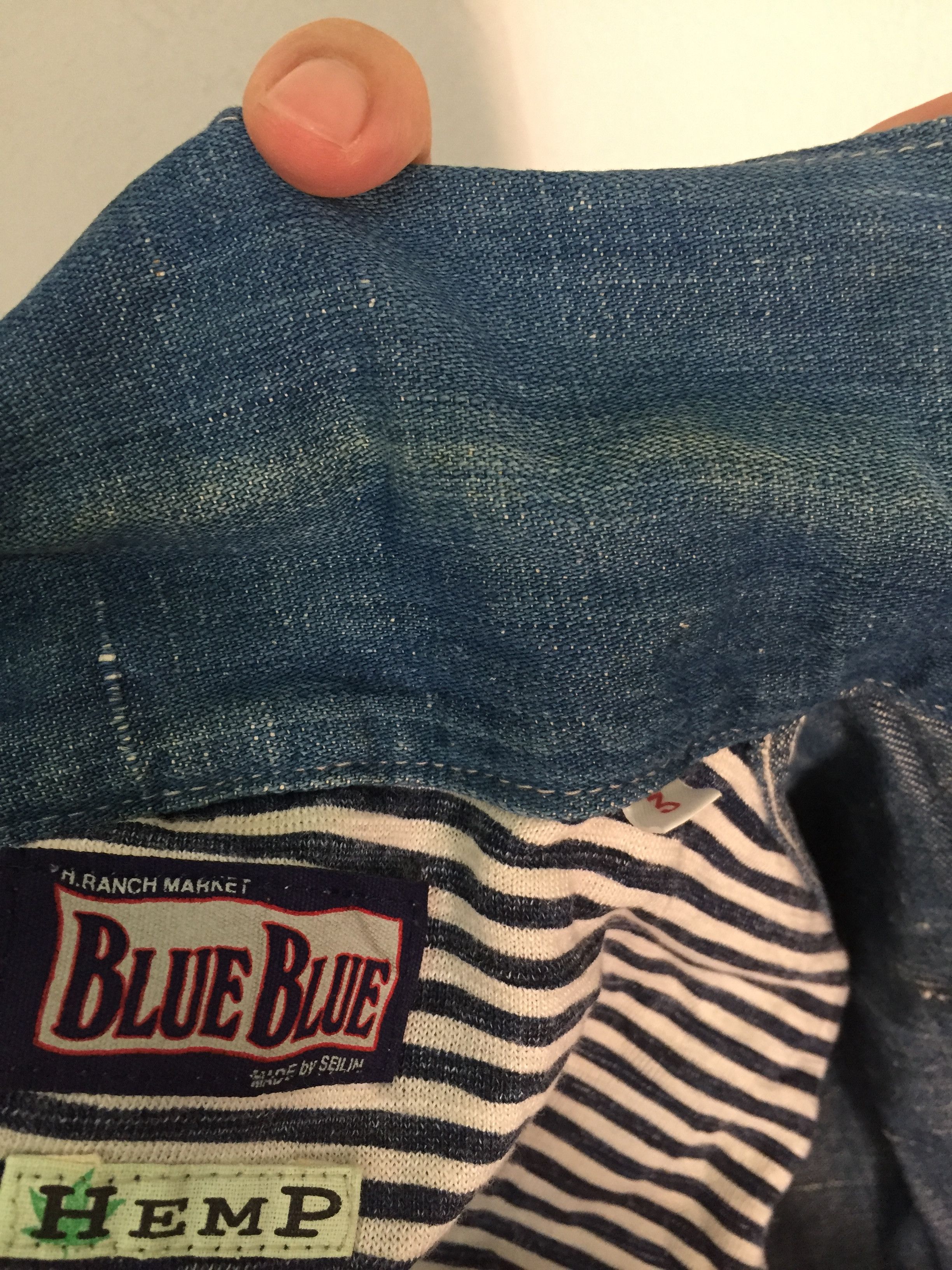 Blue Blue Japan Blue Blue Japan Hemp Denim jacket Size US L / EU 52-54 / 3 - 14 Thumbnail