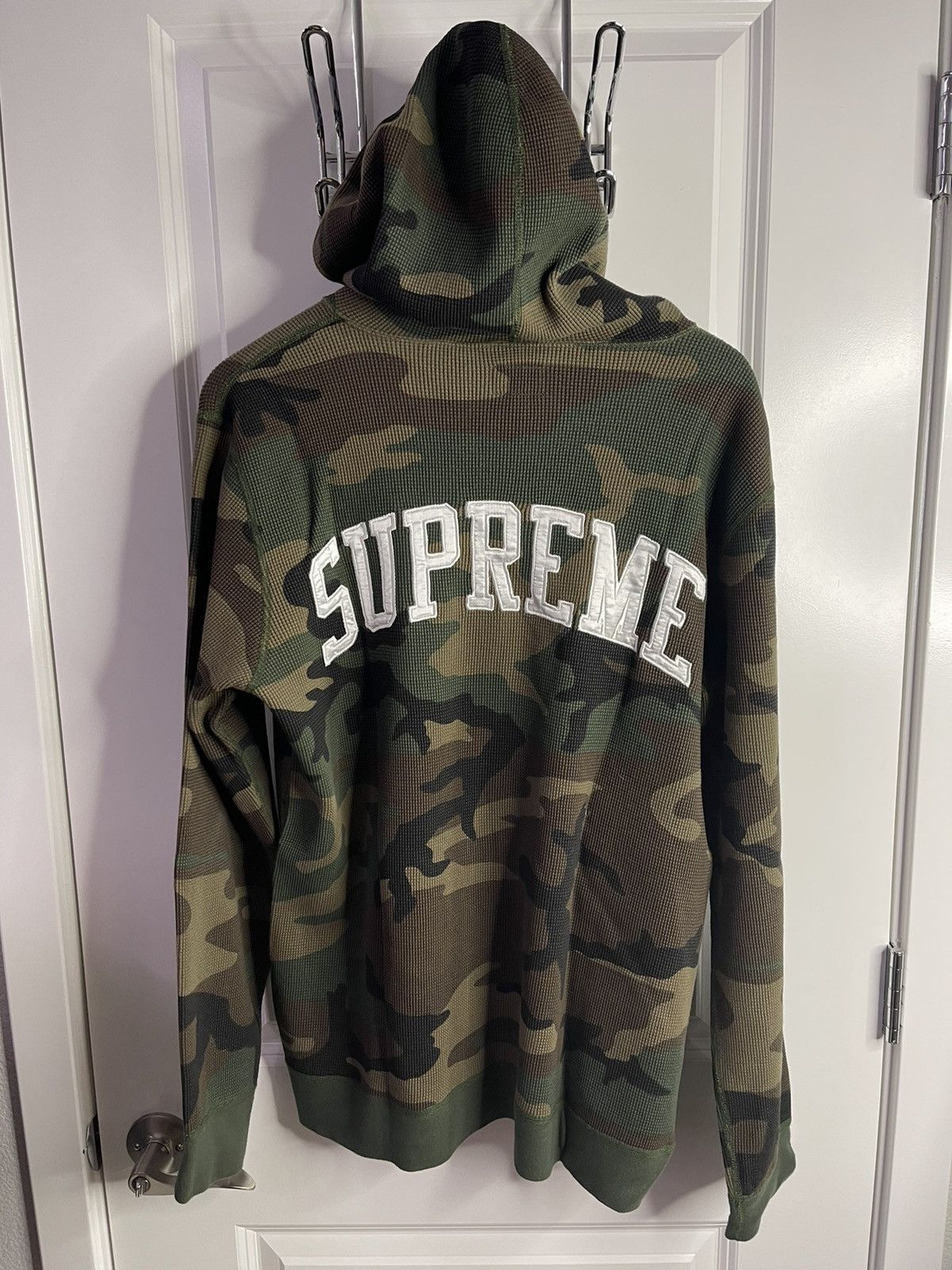 Supreme Hooded Waffle Thermal Grailed